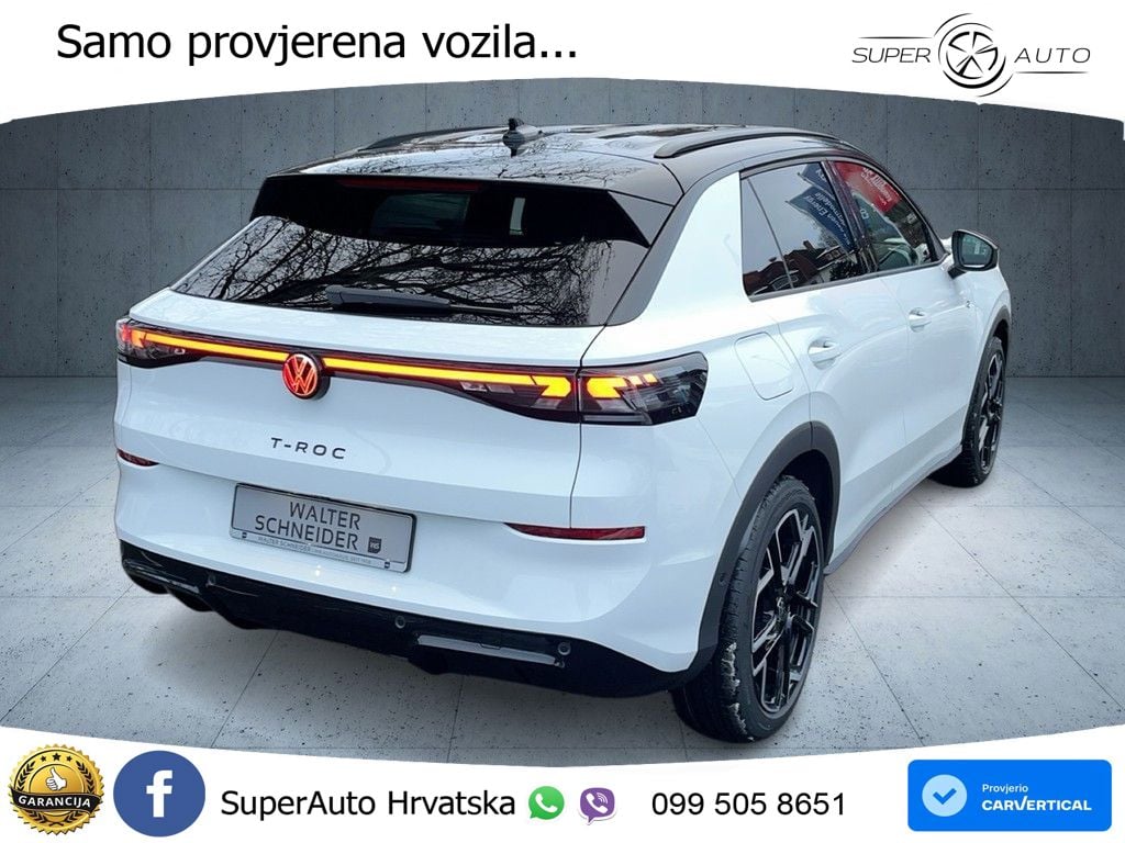 Volkswagen T-Roc 1.5 eTSI (150 KS)  DSG R-Line LED+GR SJED+ACC