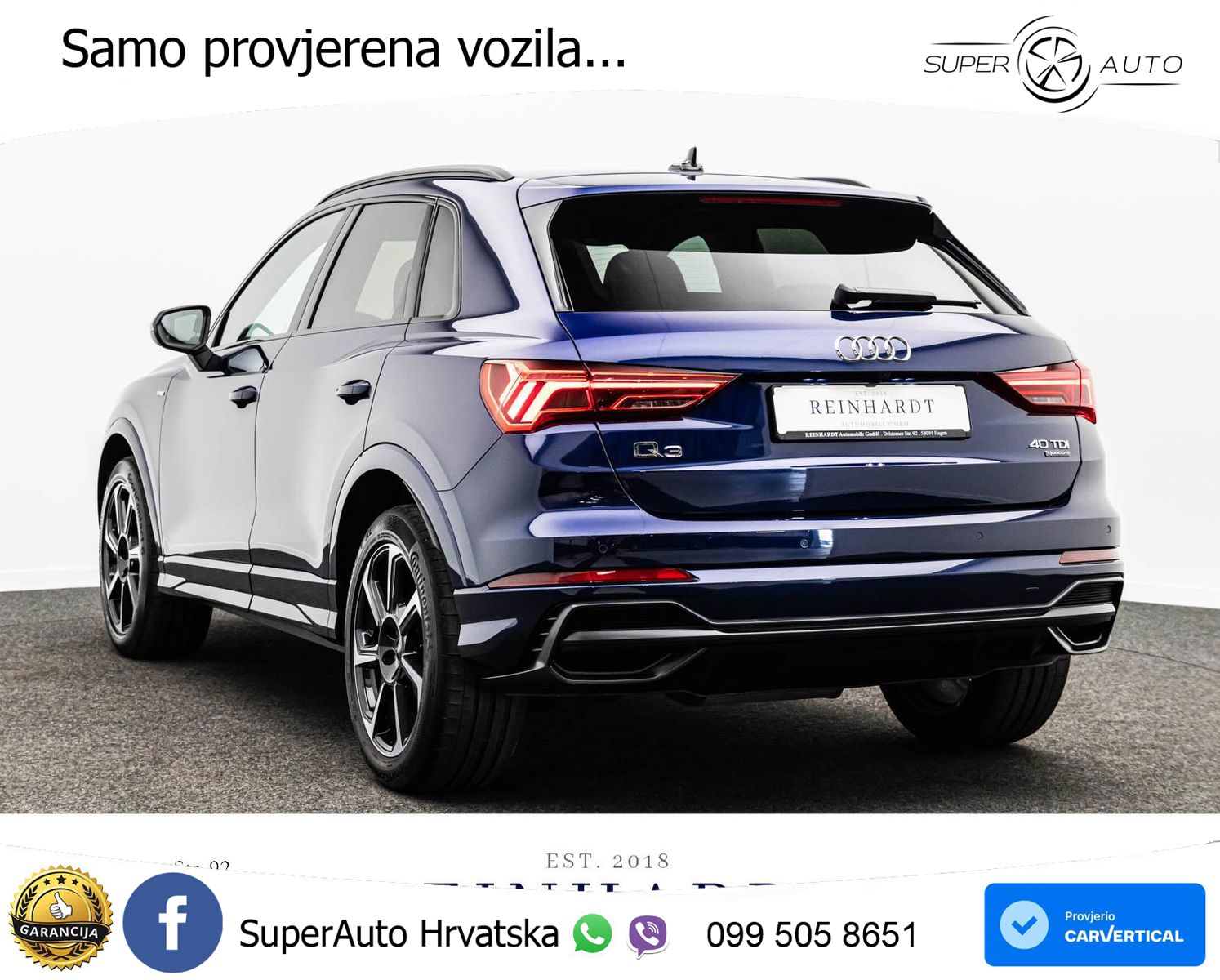 Audi Q3 40 TDI (200 KS) quattro S tronic S line