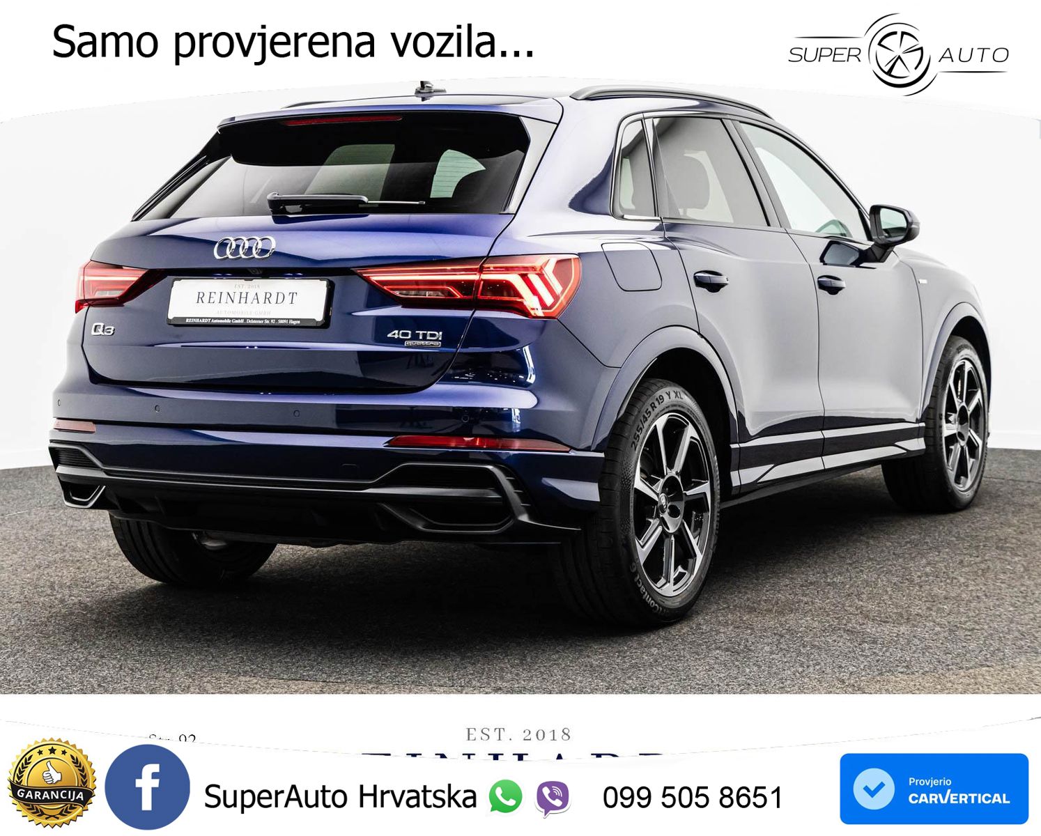 Audi Q3 40 TDI (200 KS) quattro S tronic S line