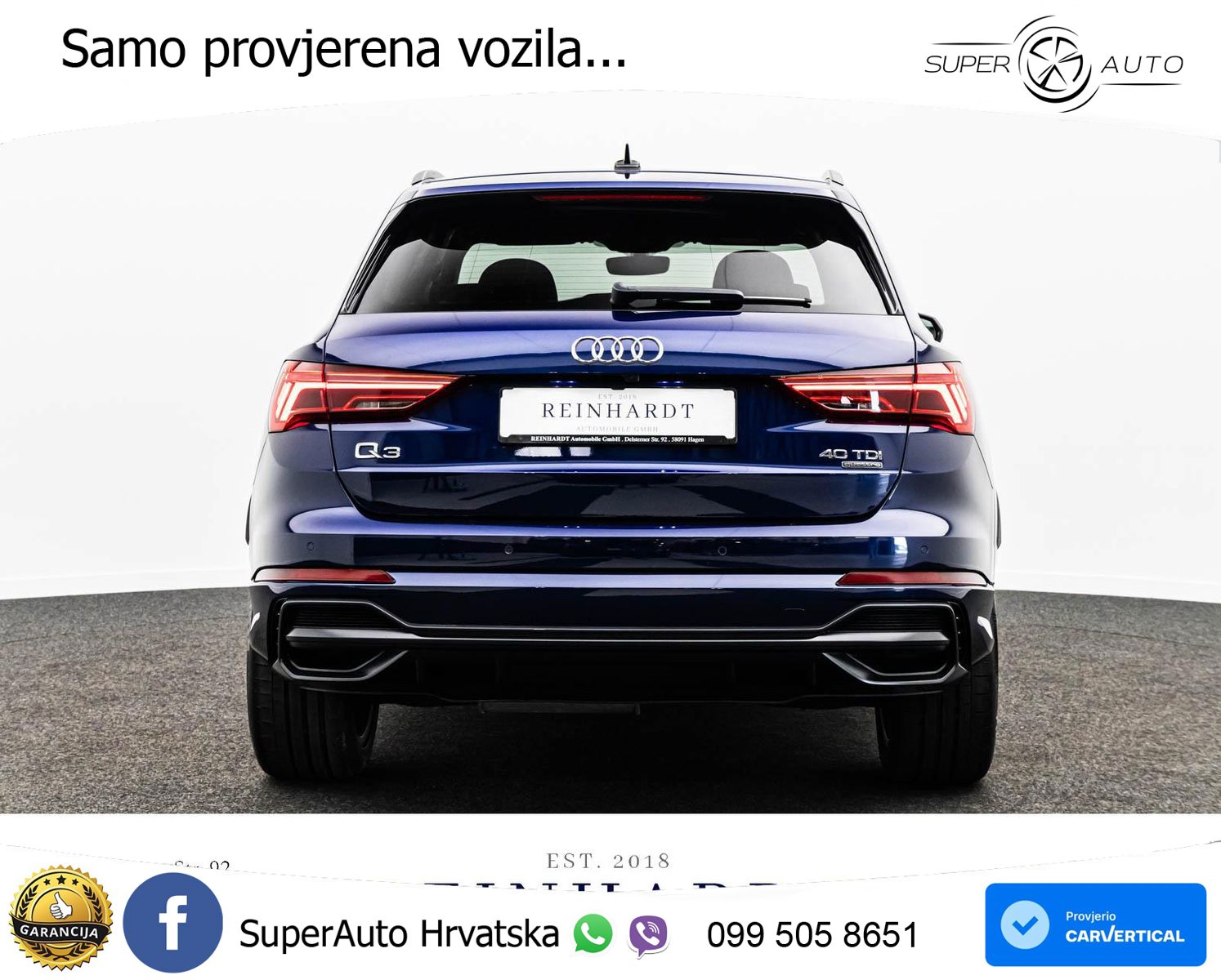 Audi Q3 40 TDI (200 KS) quattro S tronic S line