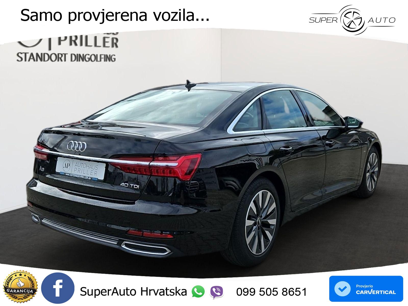 Audi A6 40 TDI (204 KS) S tronic MATRIX+GR SJED+KAM