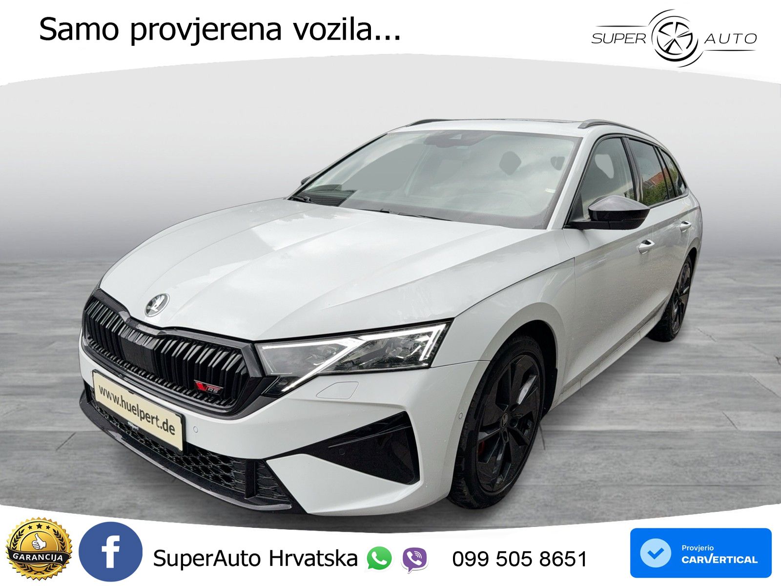 Škoda Octavia Combi RS 2.0 TSI (265 KS) DSG LED+GR SJED+ACC