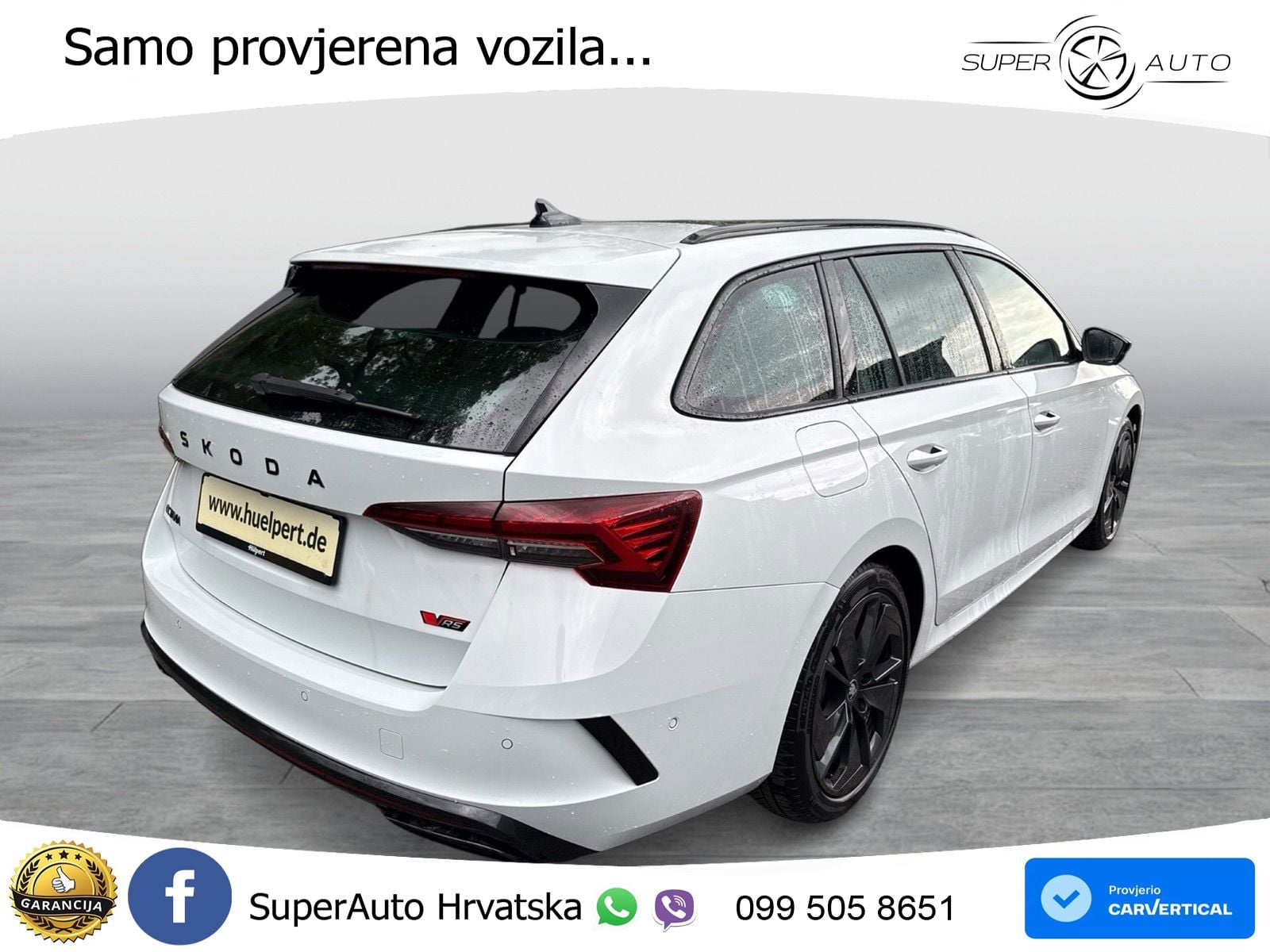 Škoda Octavia Combi RS 2.0 TSI (265 KS) DSG LED+GR SJED+ACC