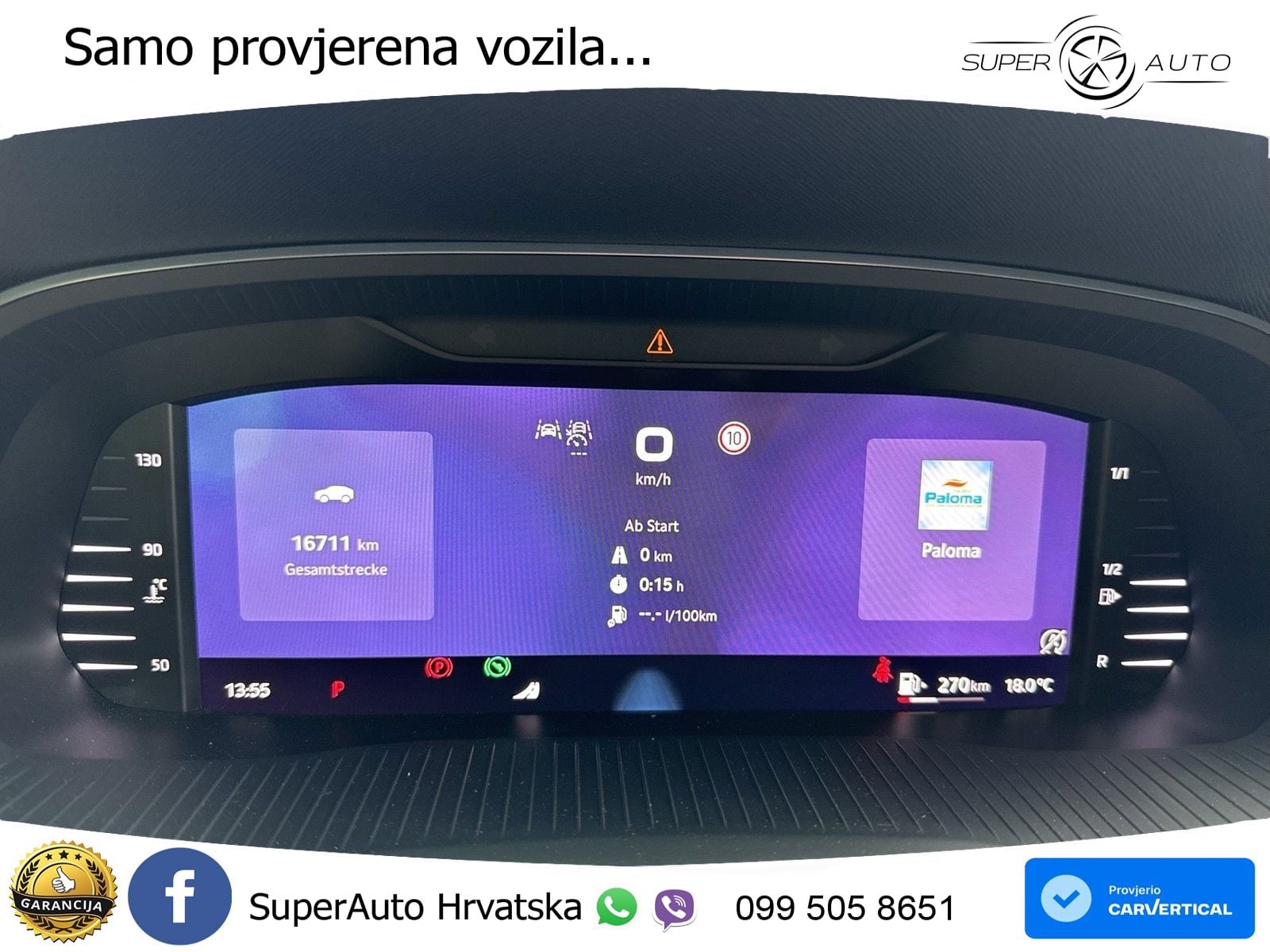 Škoda Octavia Combi RS 2.0 TSI (265 KS) DSG LED+GR SJED+ACC