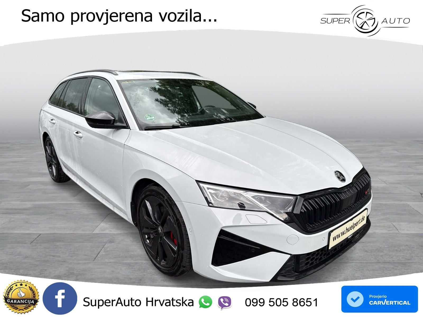 Škoda Octavia Combi RS 2.0 TSI (265 KS) DSG LED+GR SJED+ACC