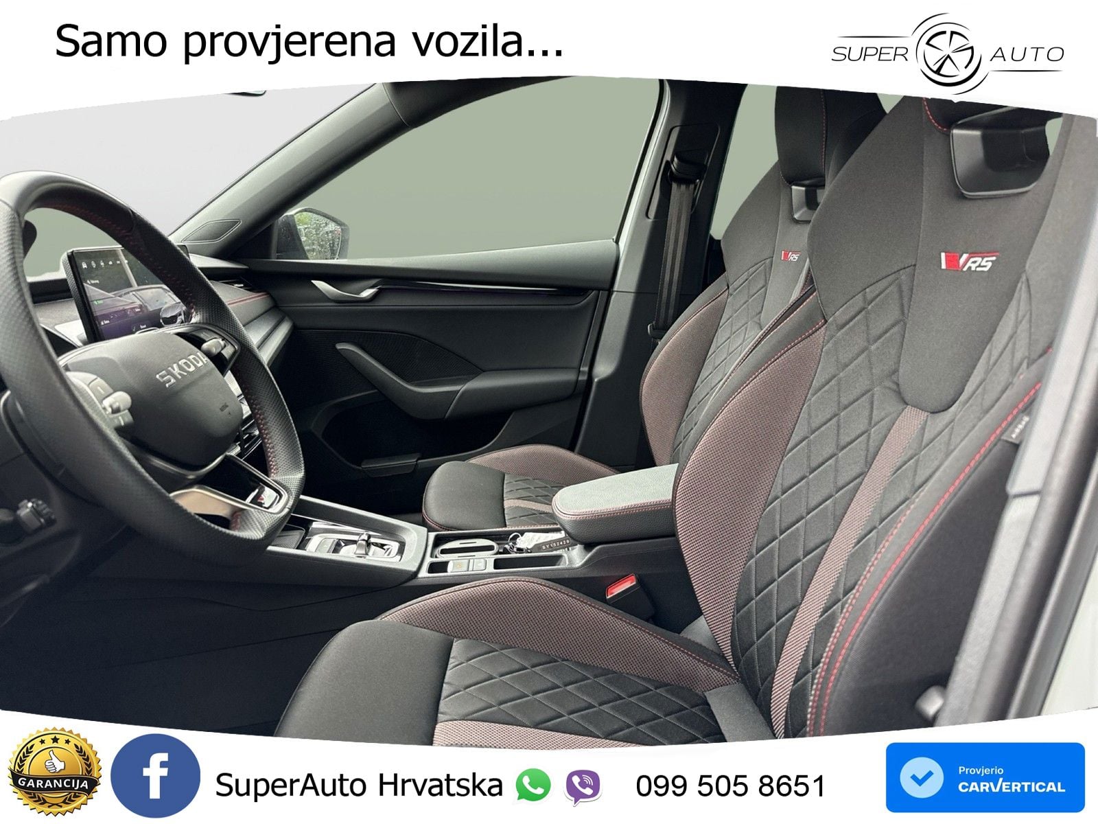 Škoda Octavia Combi RS 2.0 TSI (265 KS) DSG LED+GR SJED+ACC