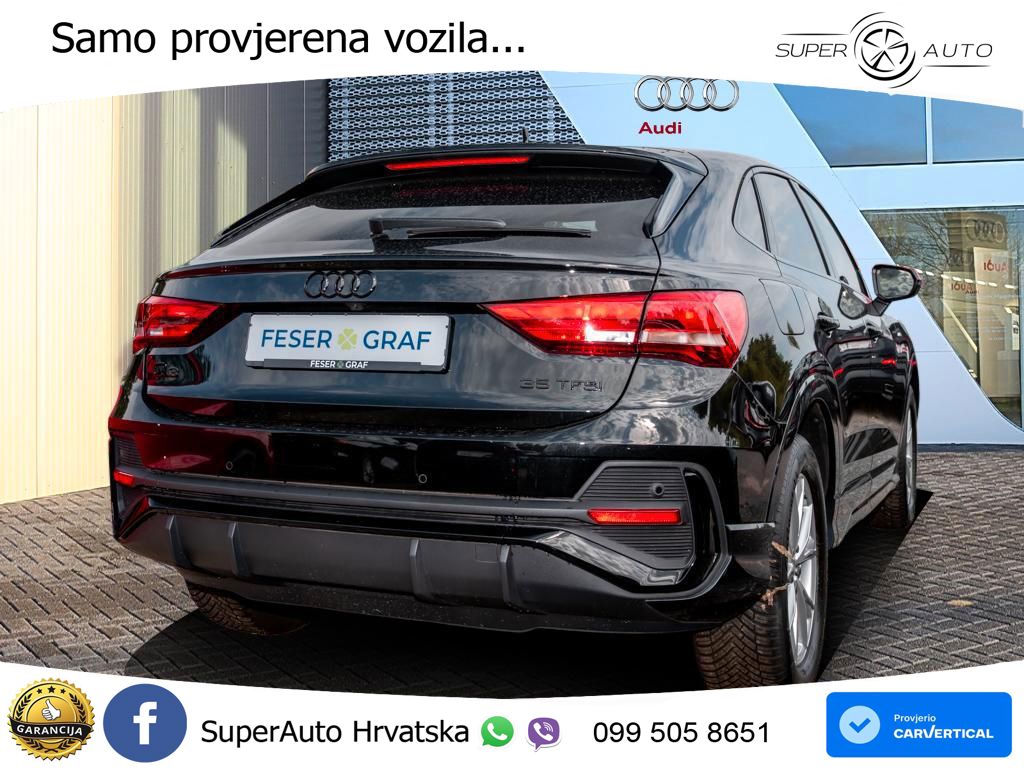 Audi Q3 II Sportback 35 TFSI (150 KS) S tronic S line