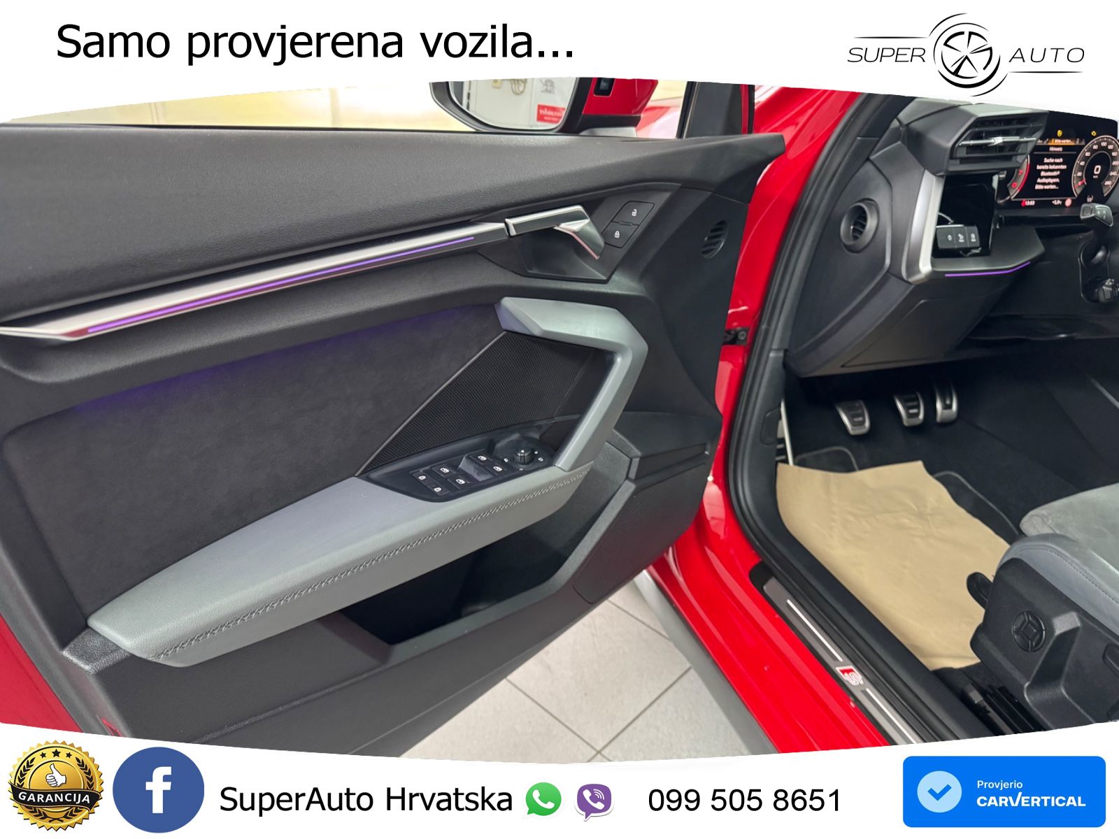 Audi A3 Limuzina 35 TFSI (150 KS) S line LED+GR SJED+ACC