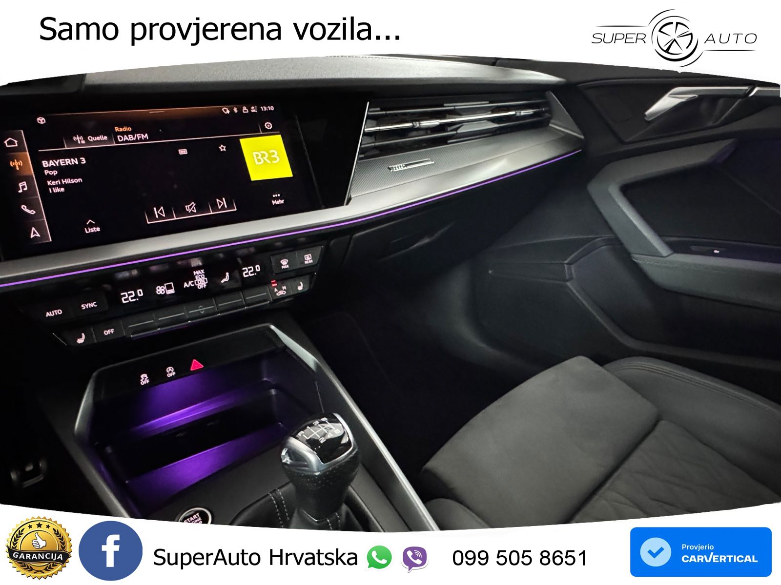 Audi A3 Limuzina 35 TFSI (150 KS) S line LED+GR SJED+ACC