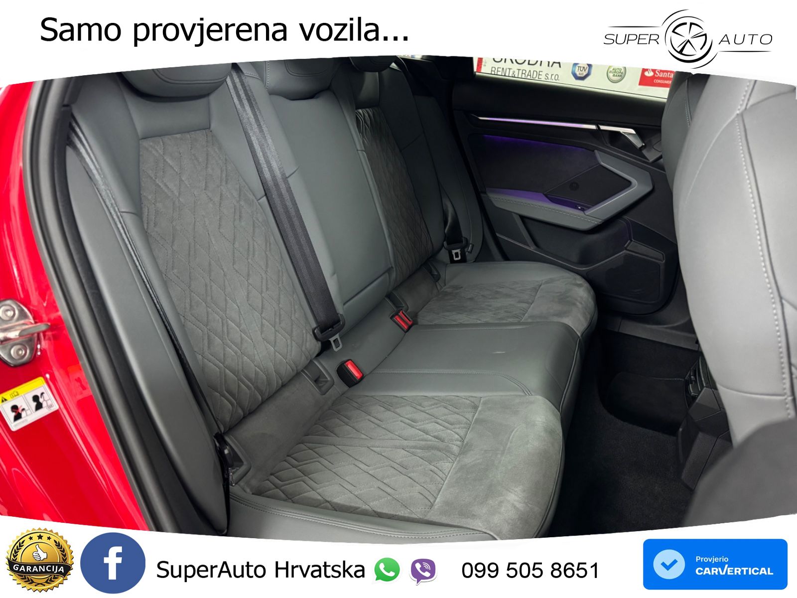 Audi A3 Limuzina 35 TFSI (150 KS) S line LED+GR SJED+ACC