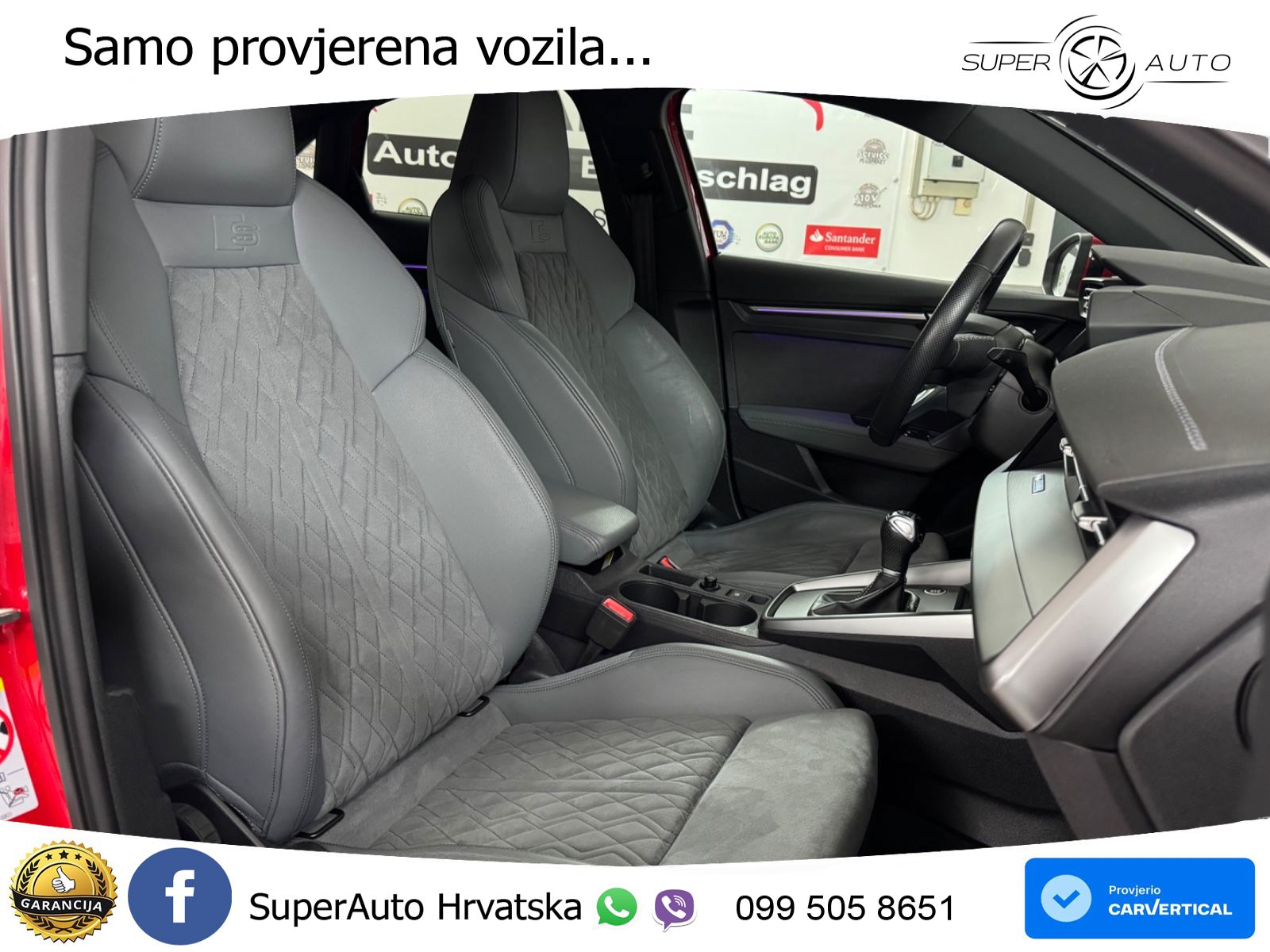 Audi A3 Limuzina 35 TFSI (150 KS) S line LED+GR SJED+ACC