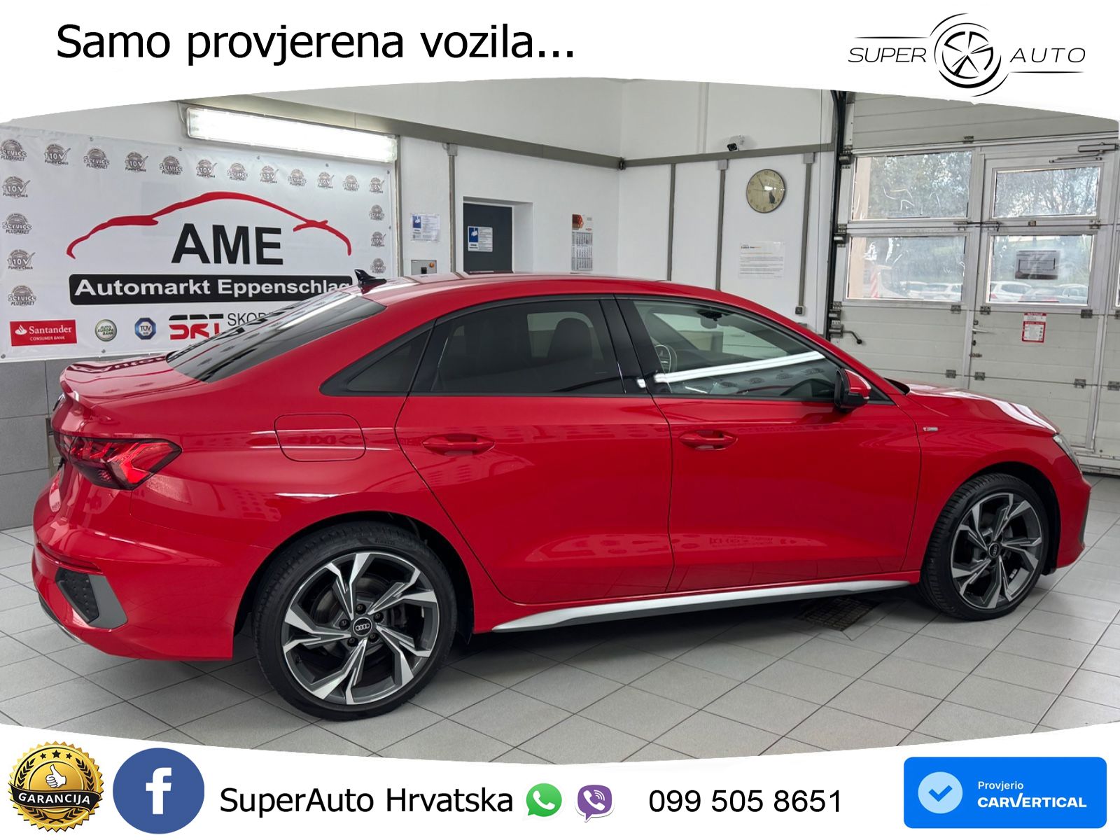 Audi A3 Limuzina 35 TFSI (150 KS) S line LED+GR SJED+ACC