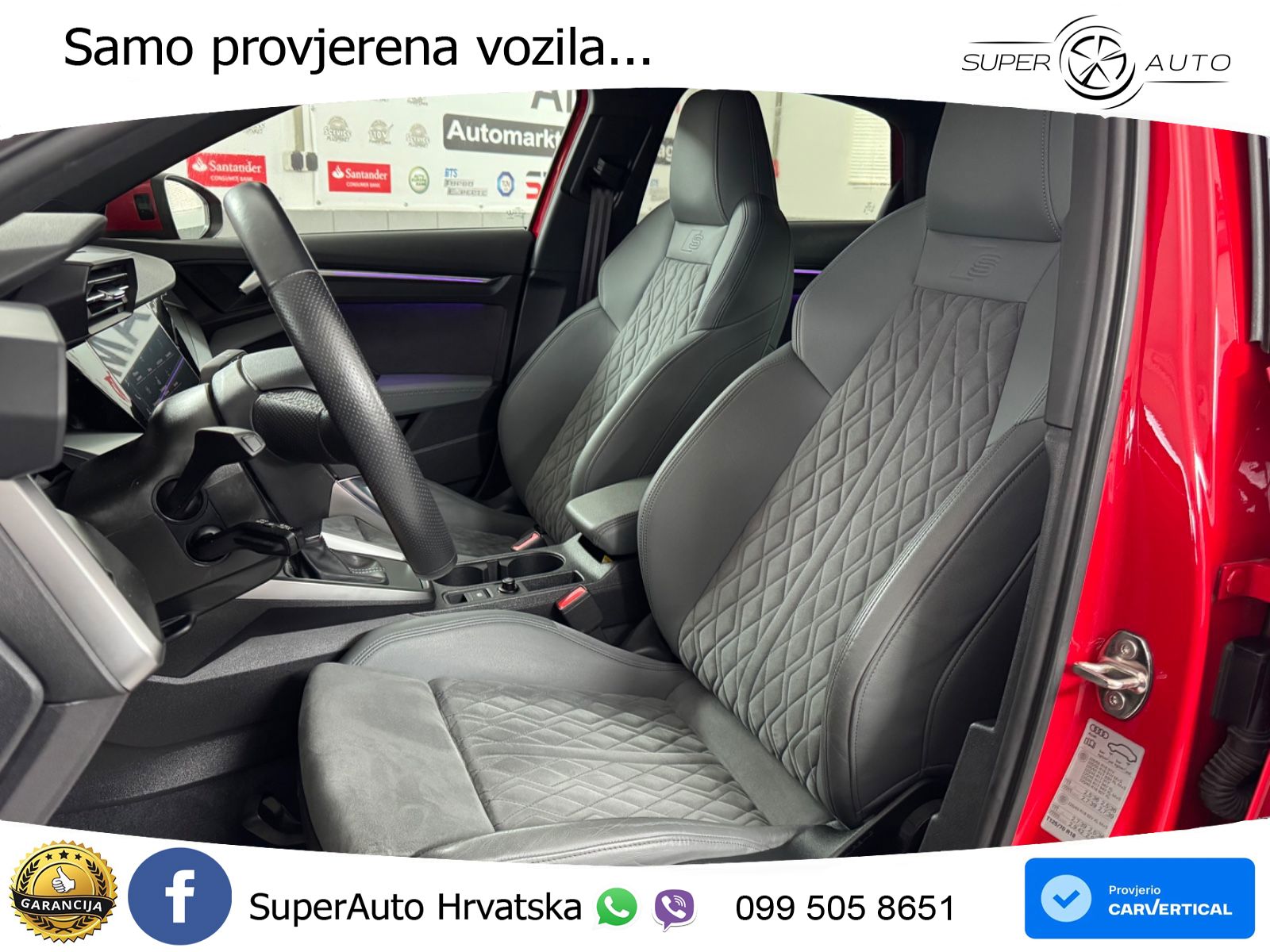 Audi A3 Limuzina 35 TFSI (150 KS) S line LED+GR SJED+ACC