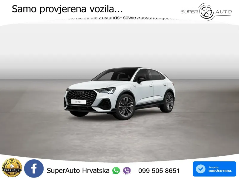 Audi Q3 Sportback 45 TFSIe (245 KS) S tronic S line MATRIX+GR SJED+KAM