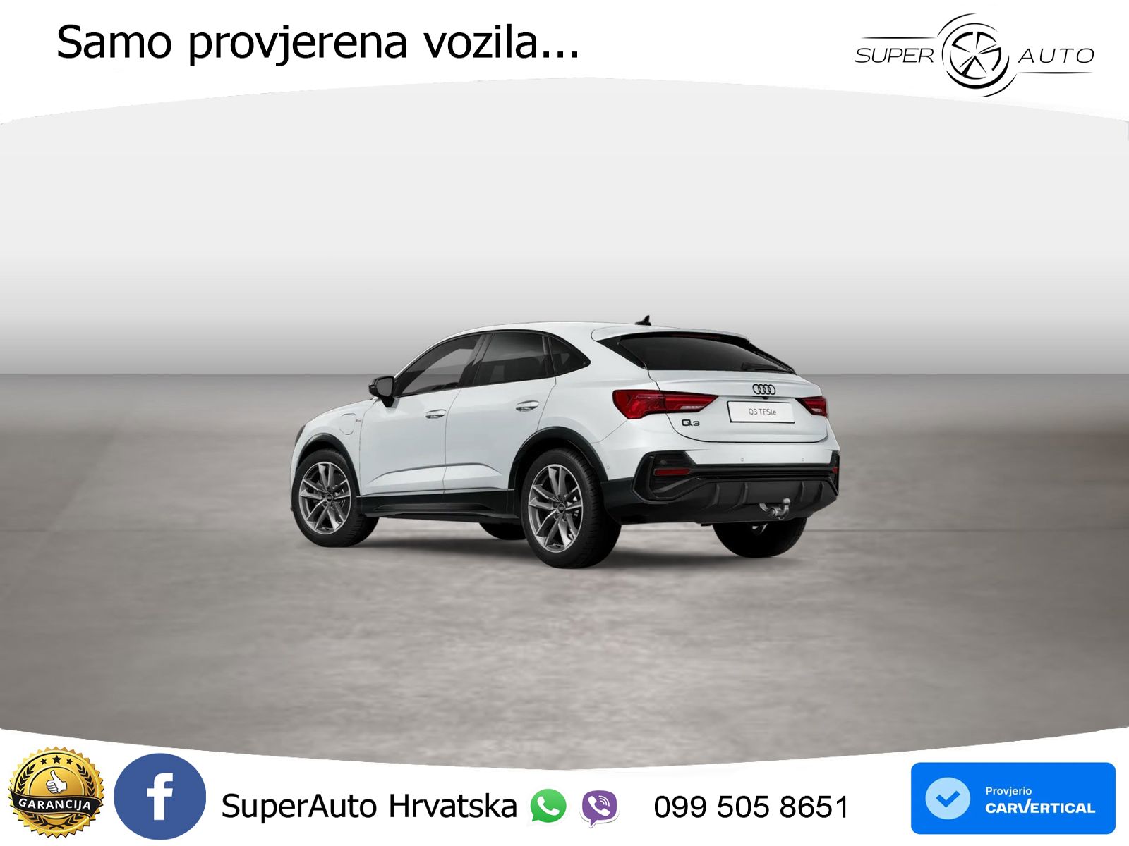 Audi Q3 Sportback 45 TFSIe (245 KS) S tronic S line MATRIX+GR SJED+KAM