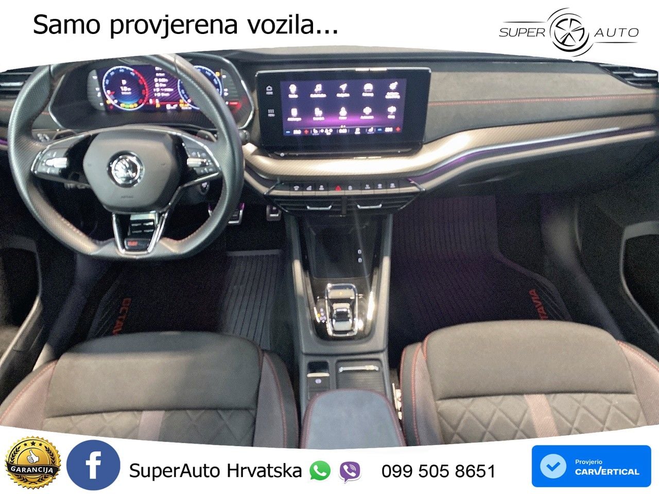 Škoda Octavia Combi RS 2.0 TDI (200 KS) DSG LED+GR SJED+ACC