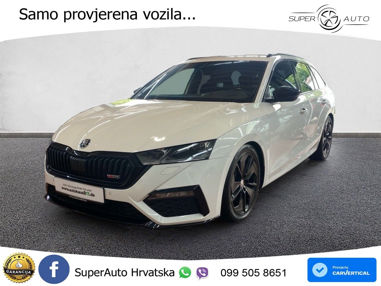 Škoda Octavia Combi RS 2.0 TDI (200 KS) DSG LED+GR SJED+ACC