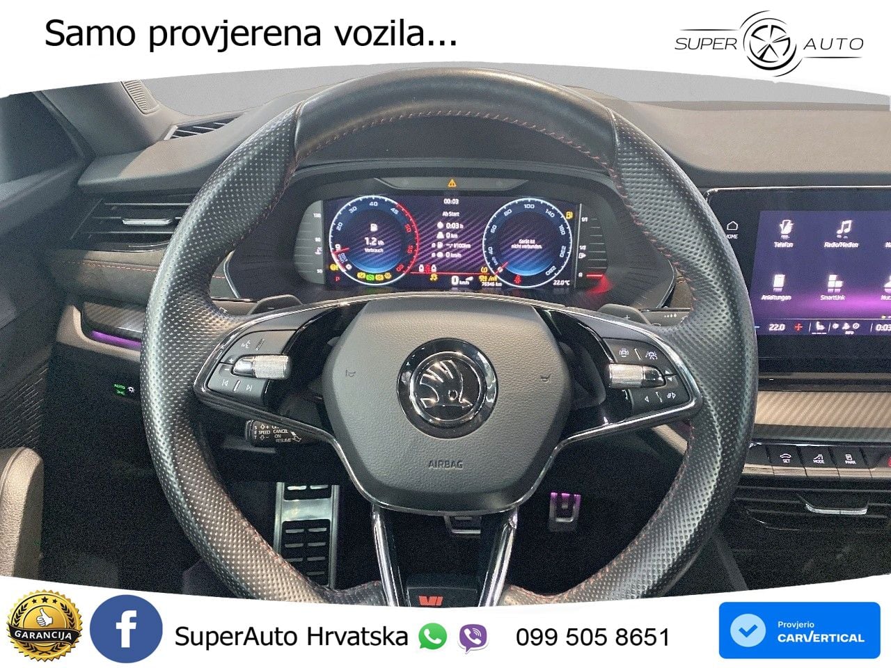 Škoda Octavia Combi RS 2.0 TDI (200 KS) DSG LED+GR SJED+ACC