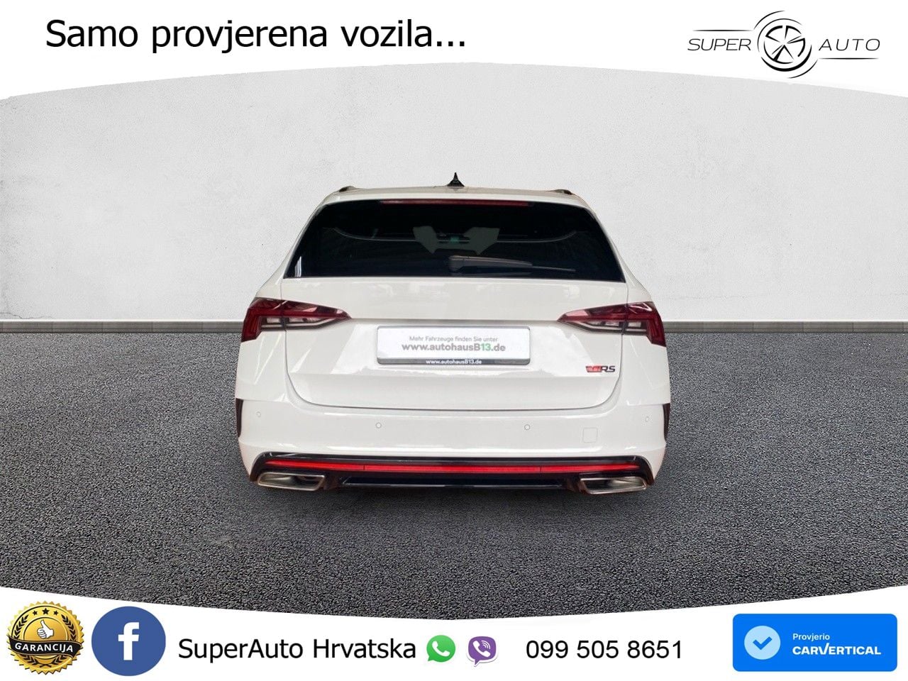 Škoda Octavia Combi RS 2.0 TDI (200 KS) DSG LED+GR SJED+ACC