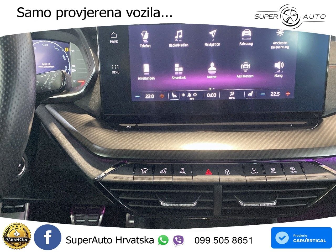 Škoda Octavia Combi RS 2.0 TDI (200 KS) DSG LED+GR SJED+ACC