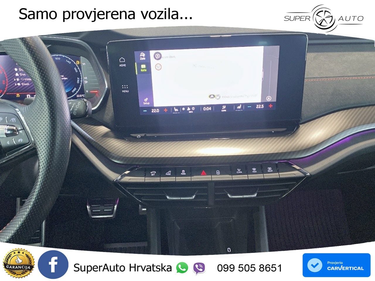 Škoda Octavia Combi RS 2.0 TDI (200 KS) DSG LED+GR SJED+ACC