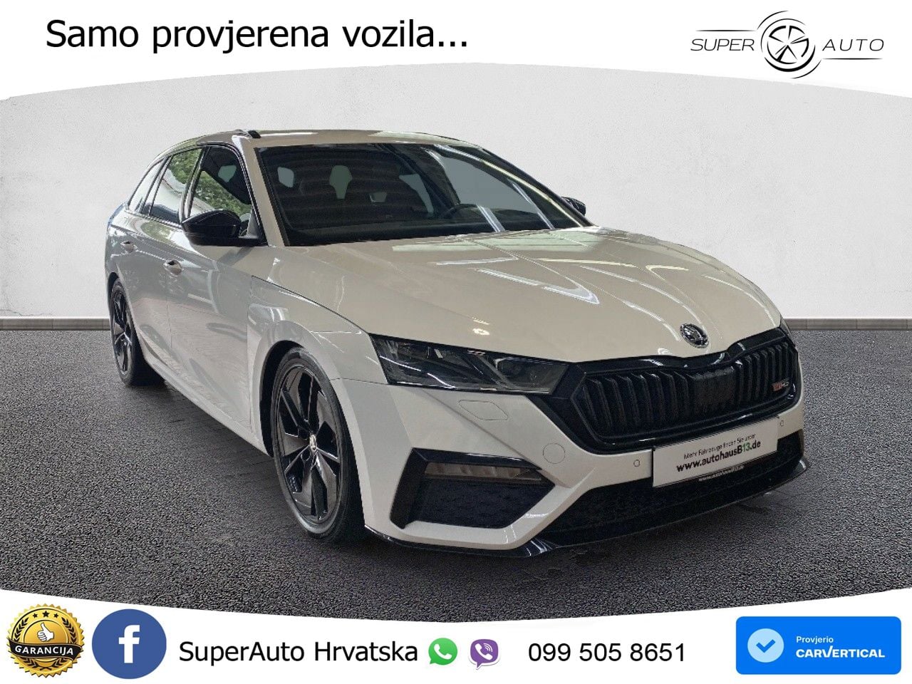 Škoda Octavia Combi RS 2.0 TDI (200 KS) DSG LED+GR SJED+ACC