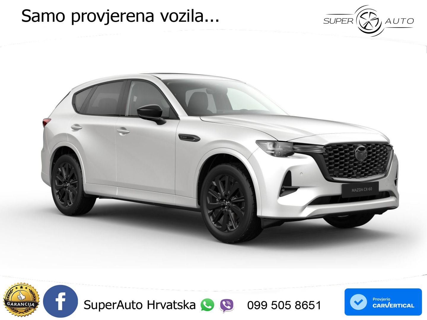 Mazda CX-60 3.3 e-Skyactiv D (254 KS) AWD Automatic LED+GR SJED+ACC