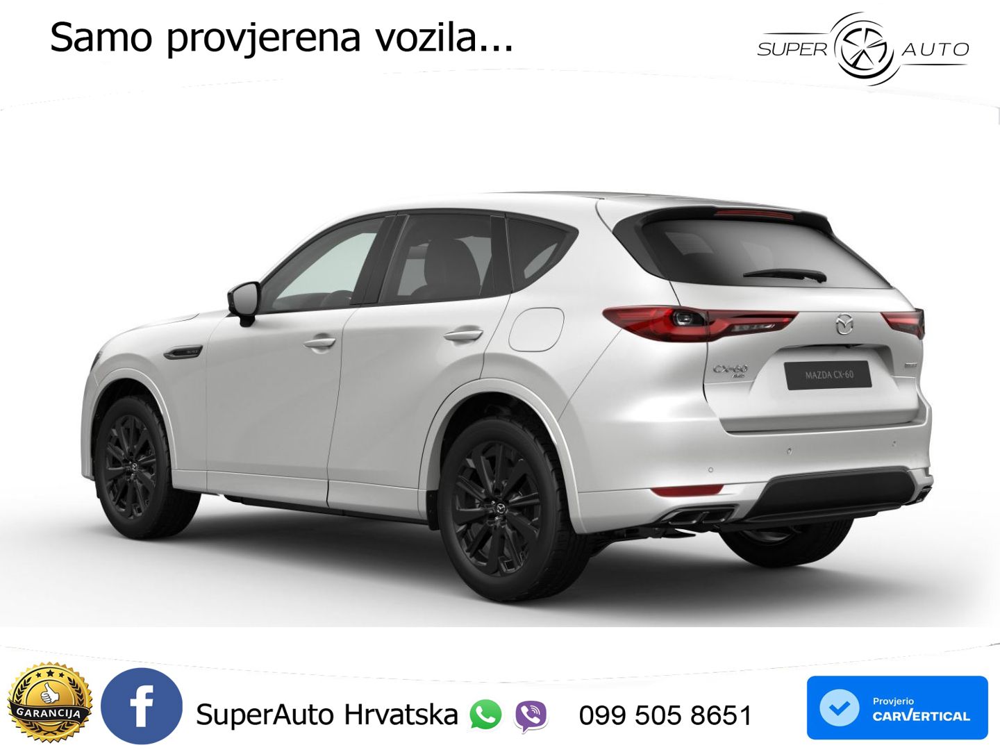 Mazda CX-60 3.3 e-Skyactiv D (254 KS) AWD Automatic LED+GR SJED+ACC
