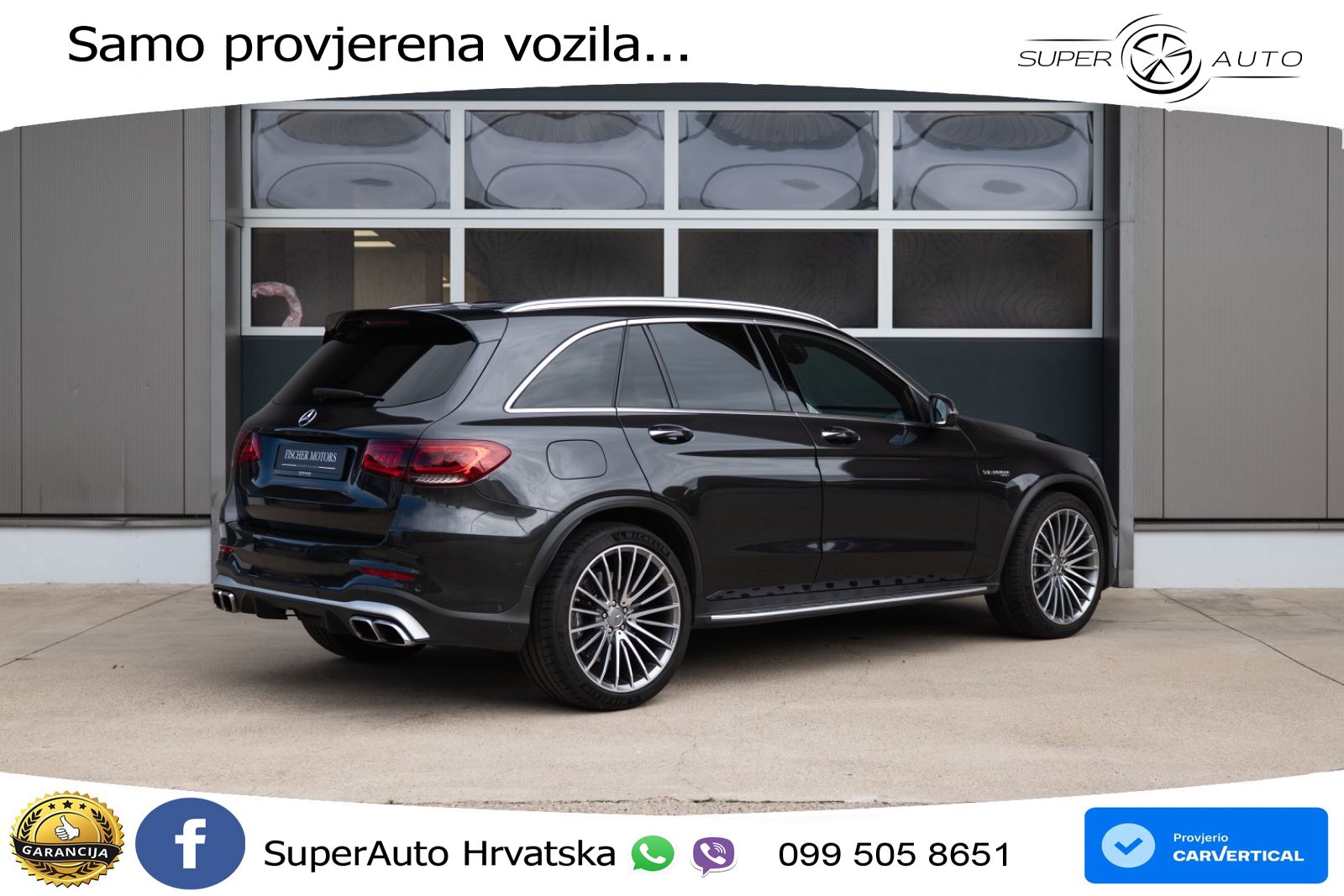 Mercedes AMG GLC 63 V8 (476 KS) 4MATIC+ MCT LED+GR SJED+ACC