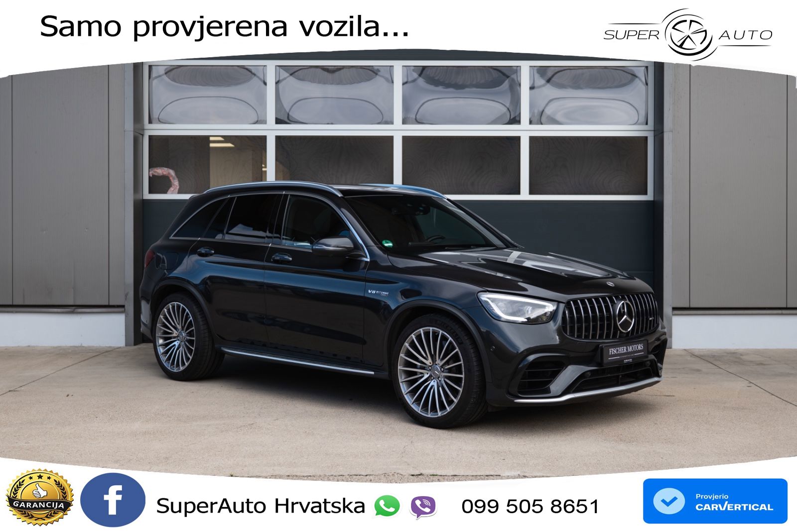 Mercedes AMG GLC 63 V8 (476 KS) 4MATIC+ MCT LED+GR SJED+ACC