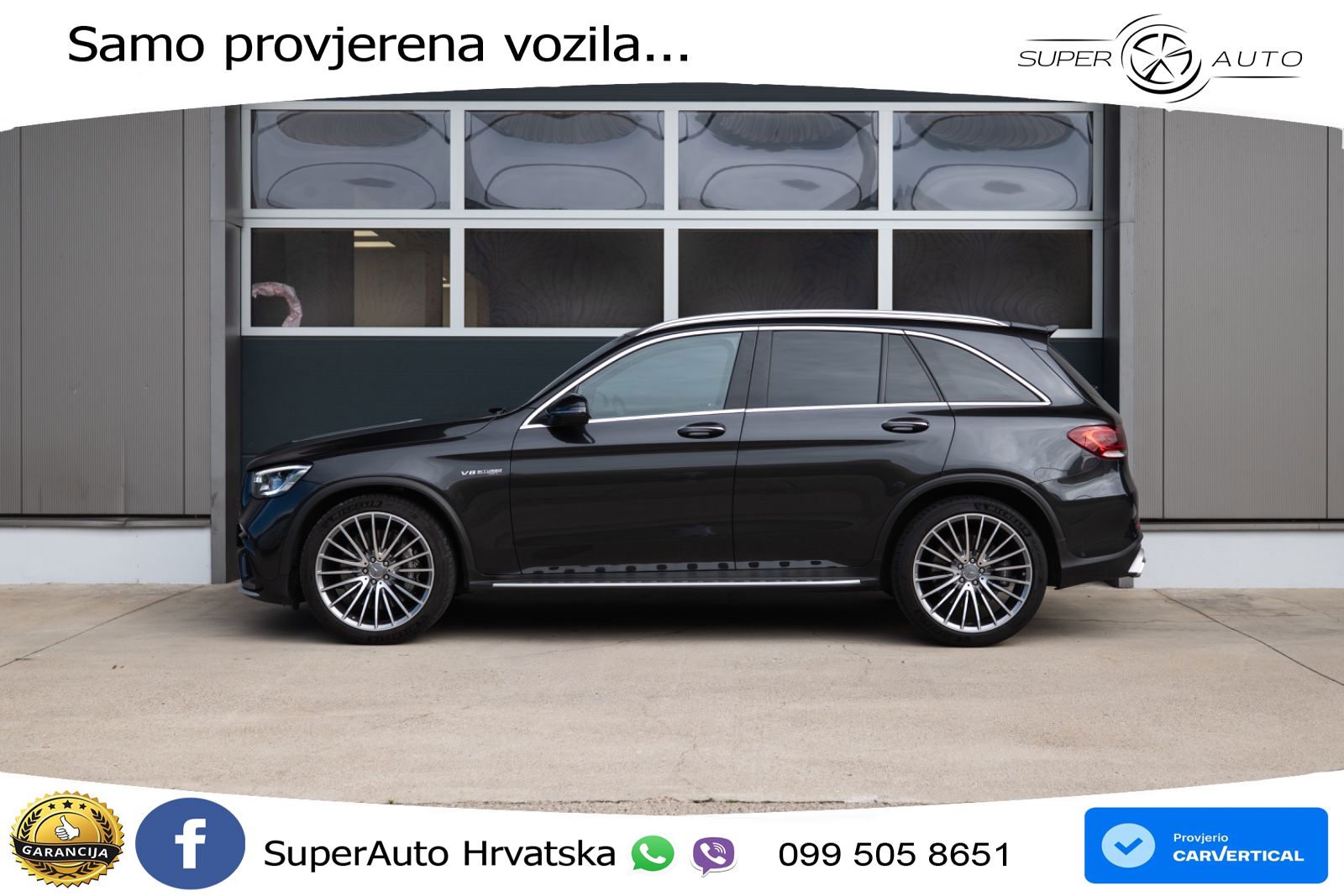 Mercedes AMG GLC 63 V8 (476 KS) 4MATIC+ MCT LED+GR SJED+ACC