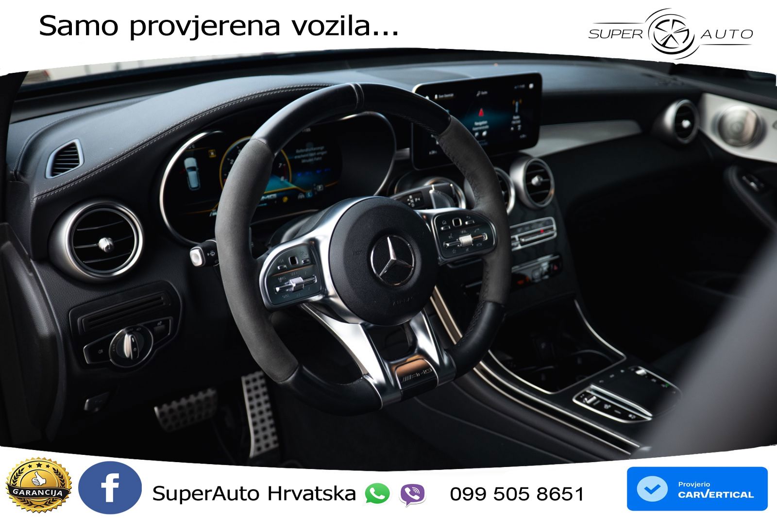 Mercedes AMG GLC 63 V8 (476 KS) 4MATIC+ MCT LED+GR SJED+ACC