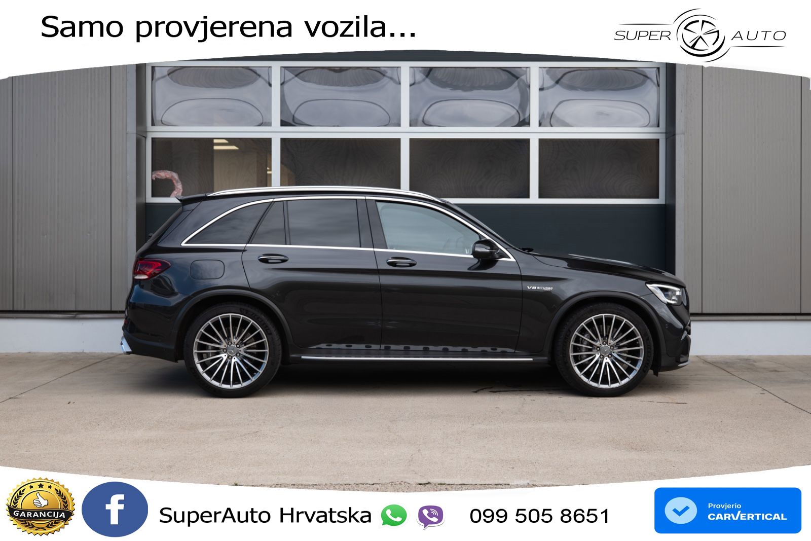 Mercedes AMG GLC 63 V8 (476 KS) 4MATIC+ MCT LED+GR SJED+ACC