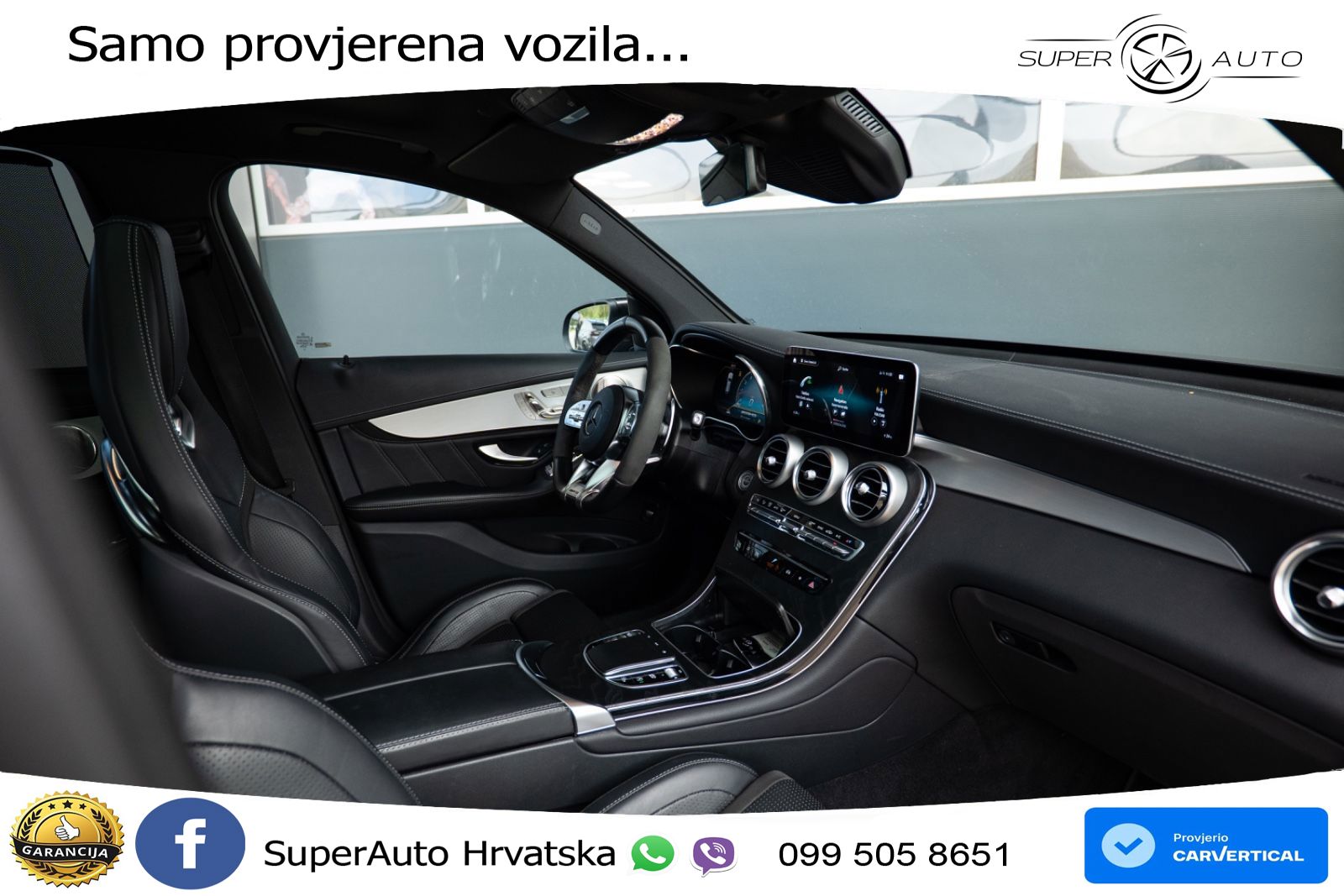 Mercedes AMG GLC 63 V8 (476 KS) 4MATIC+ MCT LED+GR SJED+ACC