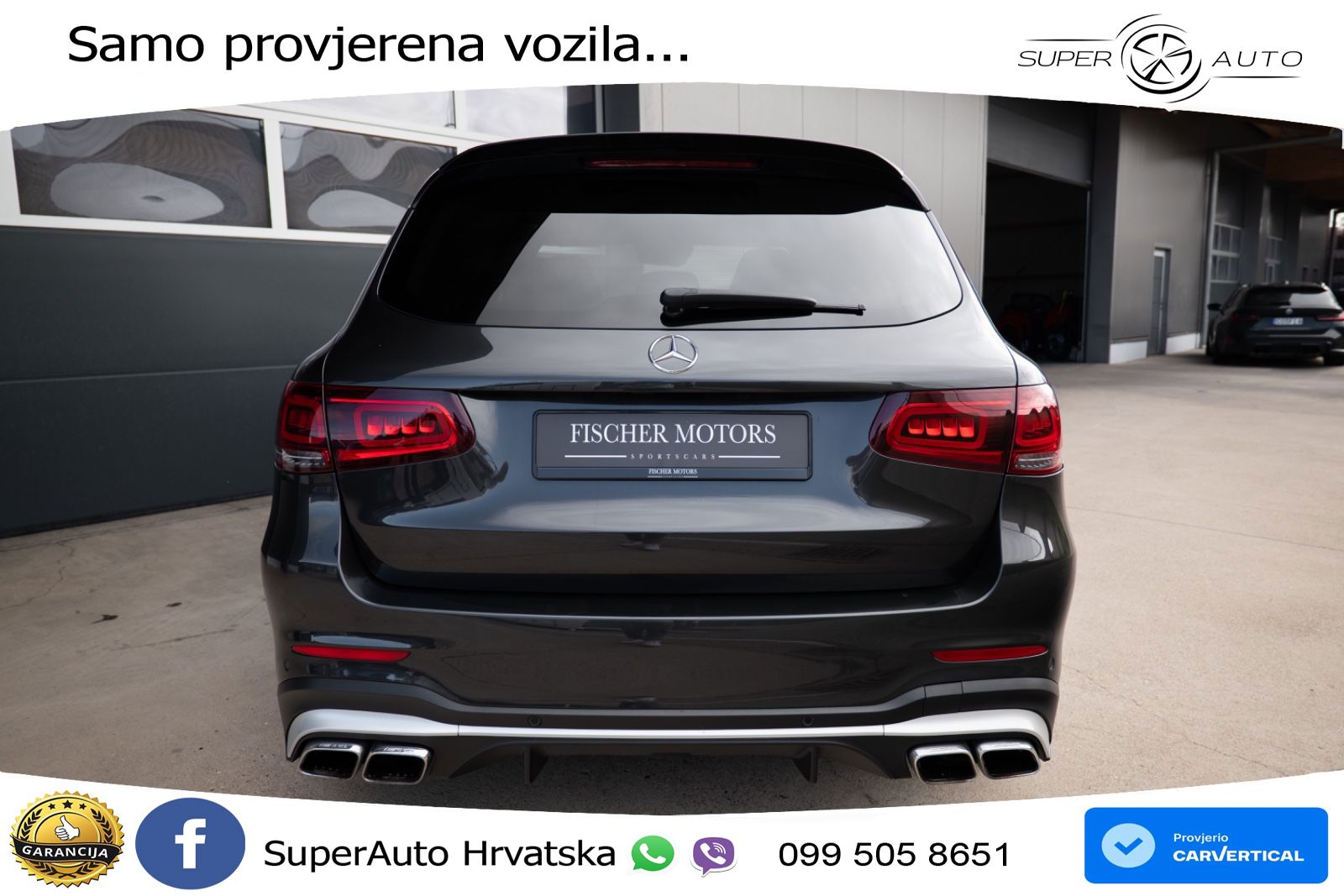 Mercedes AMG GLC 63 V8 (476 KS) 4MATIC+ MCT LED+GR SJED+ACC