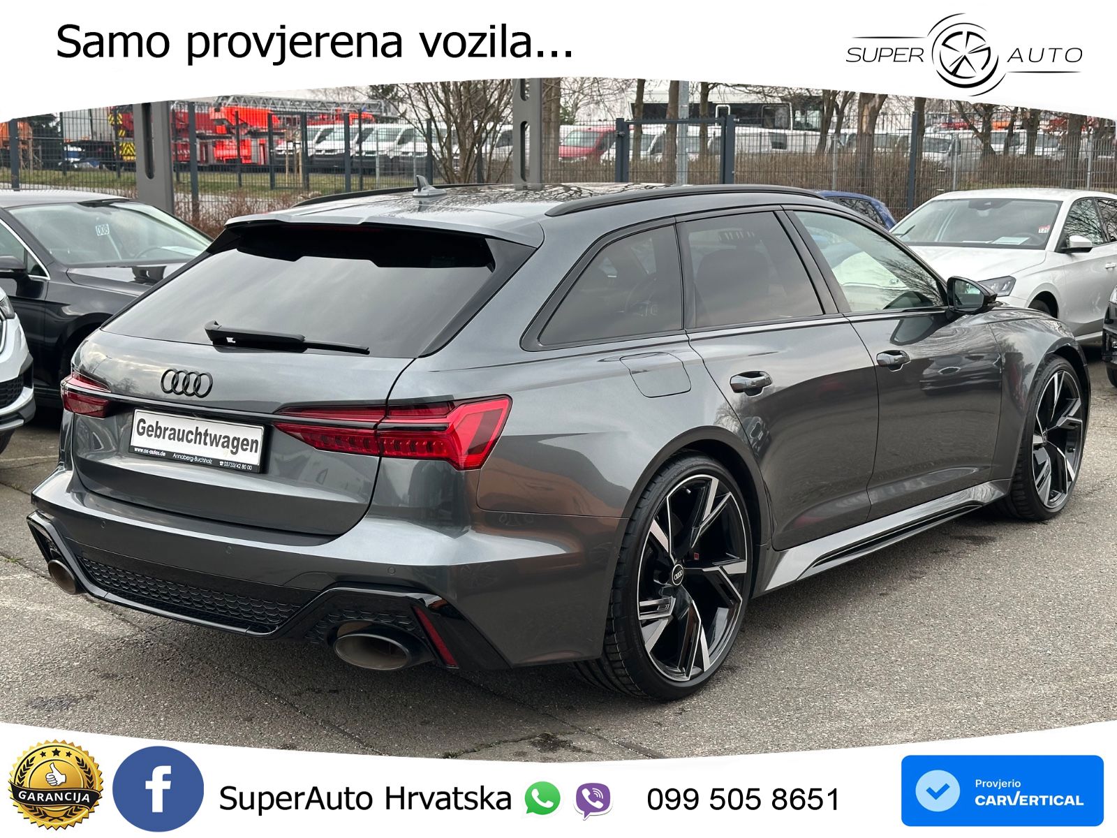 Audi RS6 Avant 4.0 TFSI V8 (600 KS) quattro Tiptronic MATRIX+GR SJED+KAM