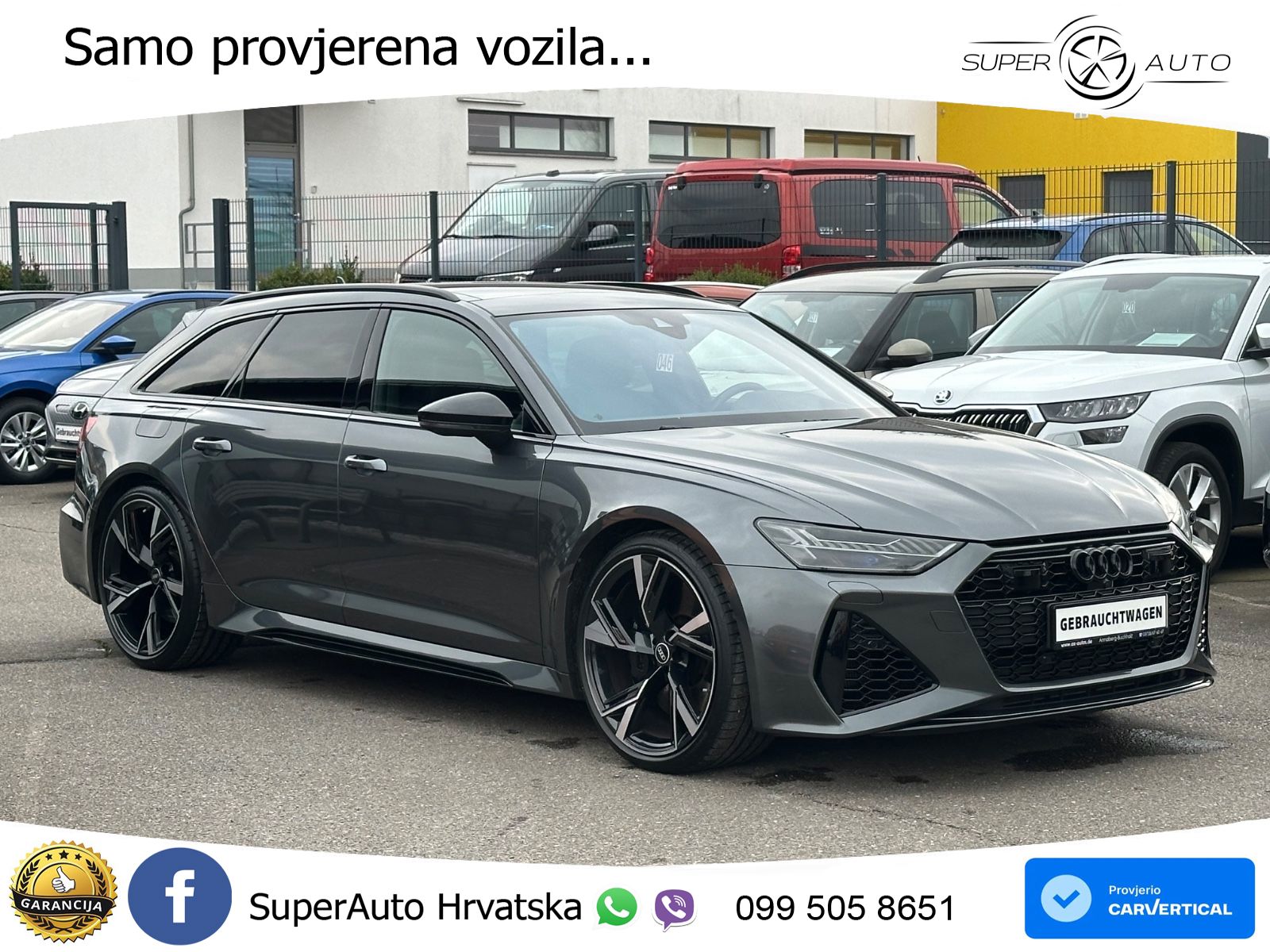 Audi RS6 Avant 4.0 TFSI V8 (600 KS) quattro Tiptronic MATRIX+GR SJED+KAM