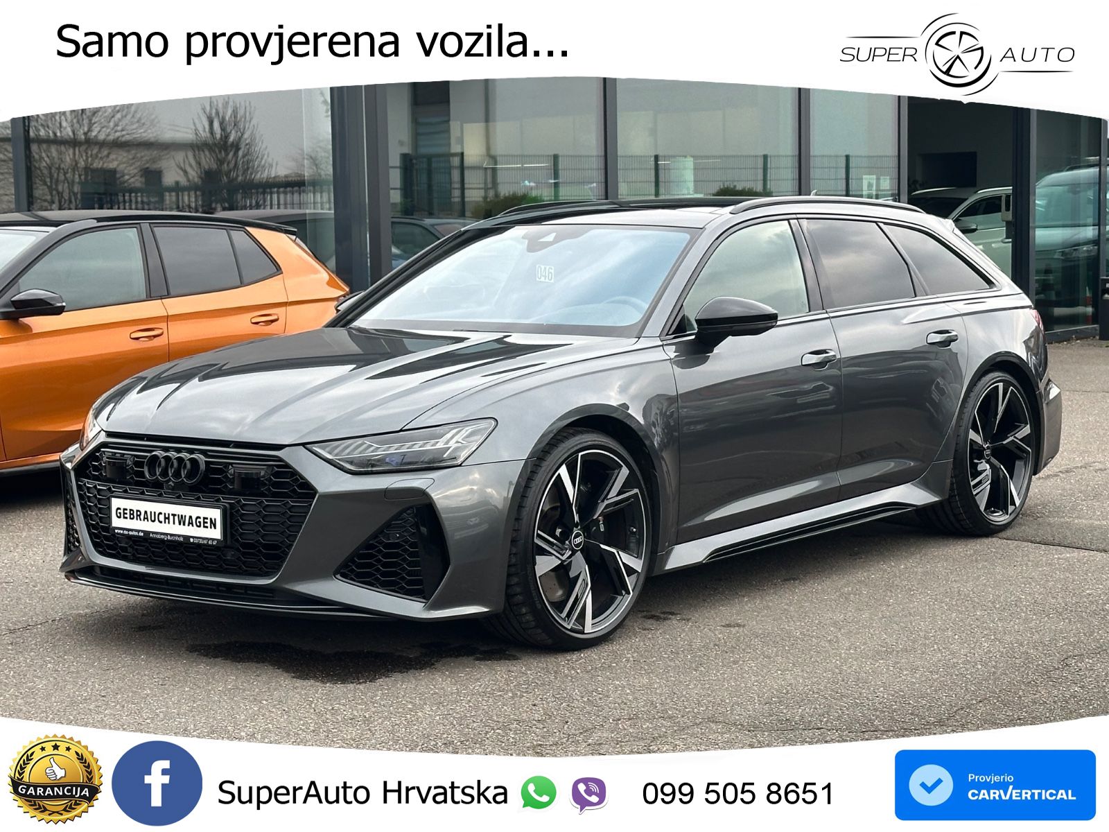 Audi RS6 Avant 4.0 TFSI V8 (600 KS) quattro Tiptronic MATRIX+GR SJED+KAM