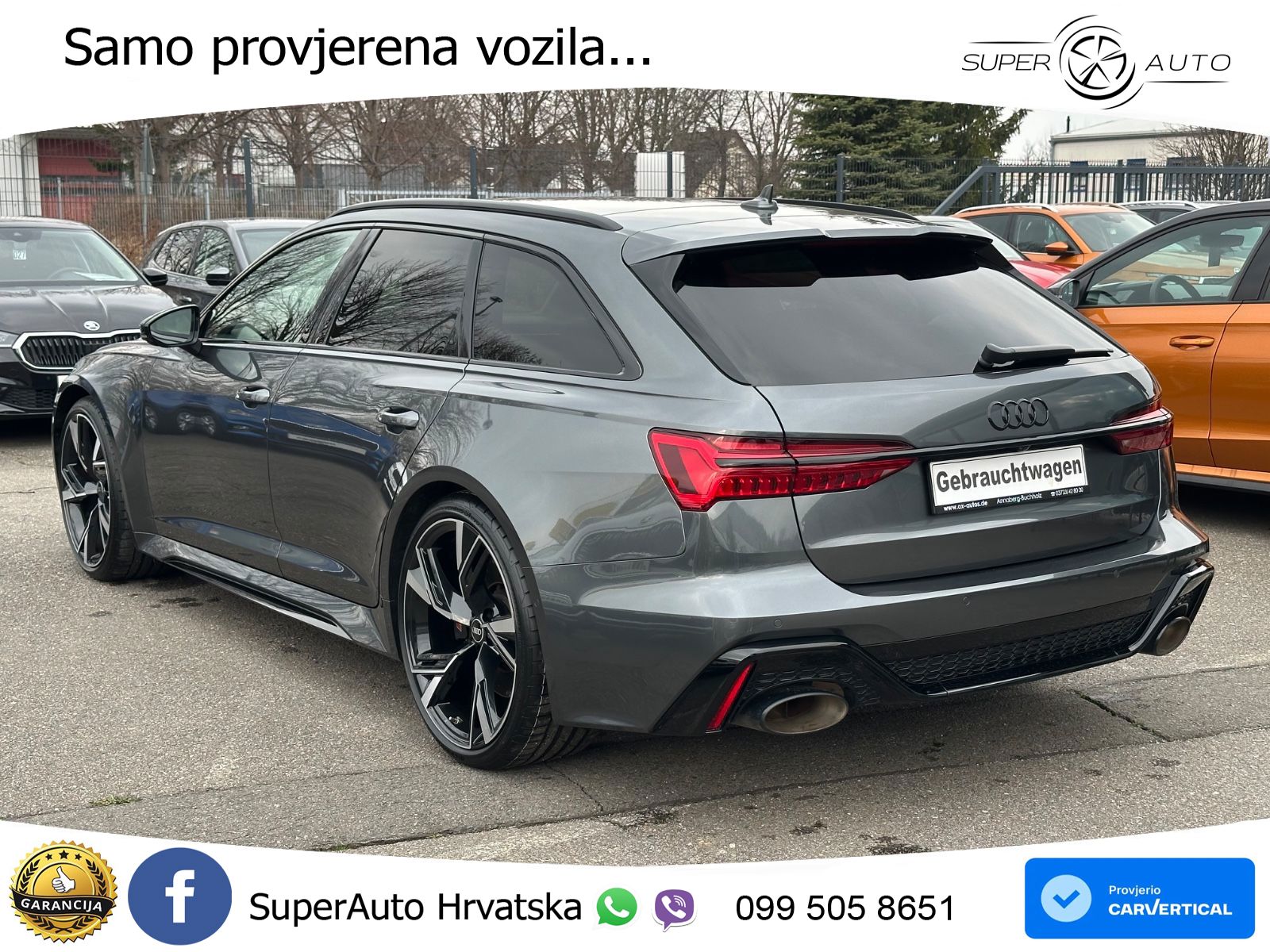 Audi RS6 Avant 4.0 TFSI V8 (600 KS) quattro Tiptronic MATRIX+GR SJED+KAM