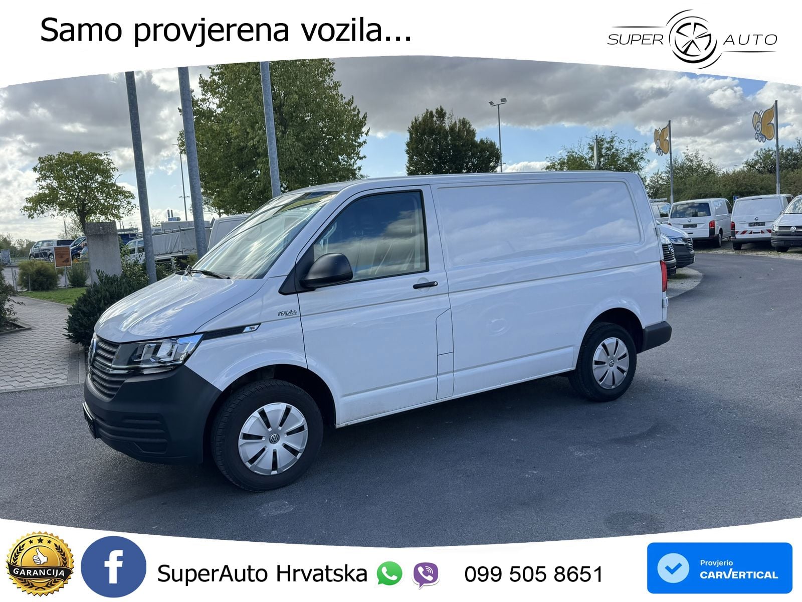 Volkswagen T6 Transporter 6.1 Kasten AHK*Klima*PDC*Flügeltü 110 KS