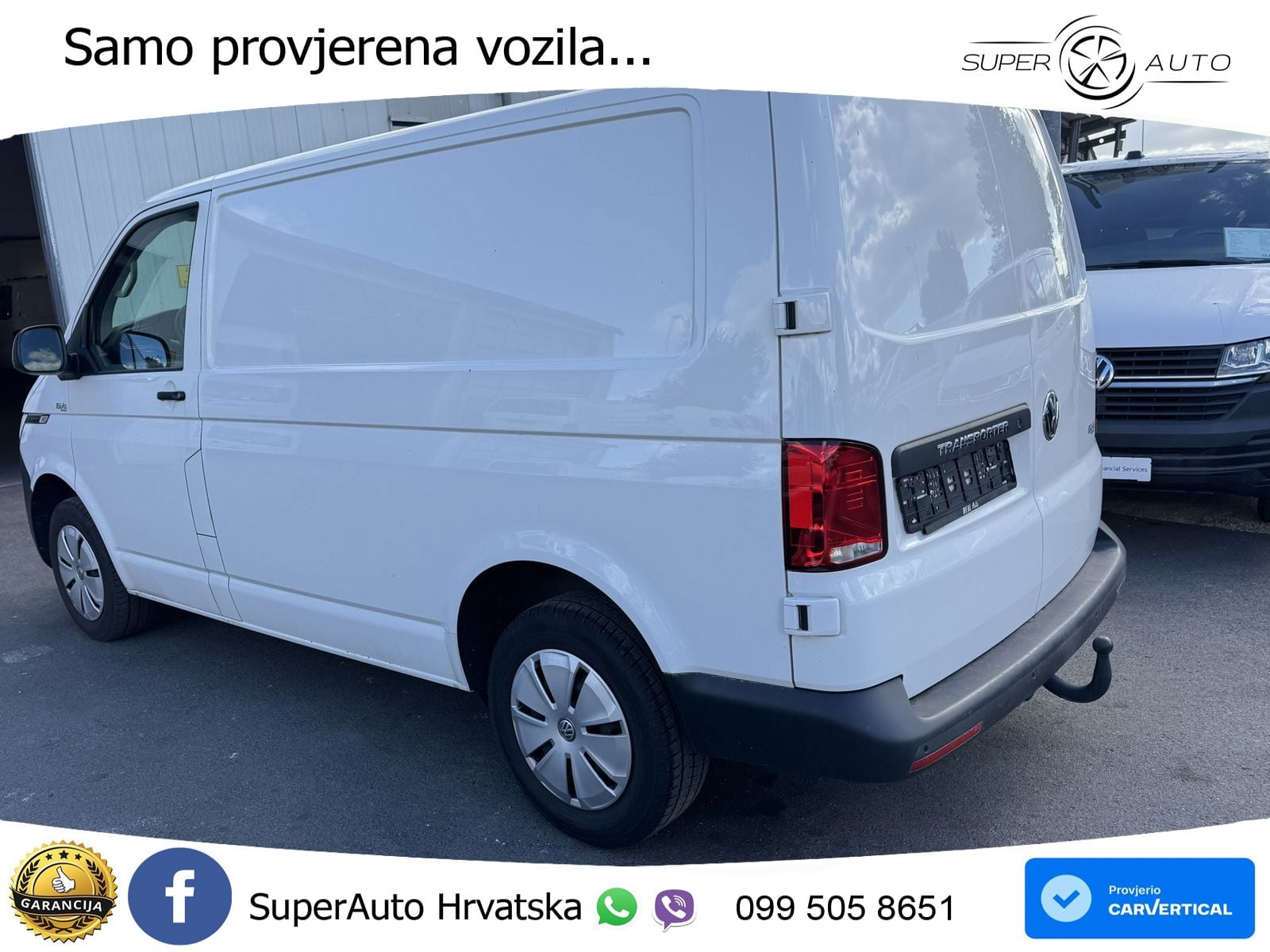 Volkswagen T6 Transporter 6.1 Kasten AHK*Klima*PDC*Flügeltü 110 KS