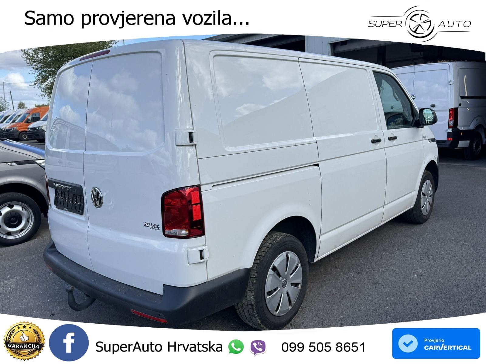 Volkswagen T6 Transporter 6.1 Kasten AHK*Klima*PDC*Flügeltü 110 KS
