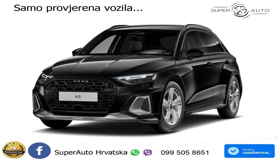 Audi A3 allstreet 35 TFSI (150 KS) LED+GR SJED+ACC