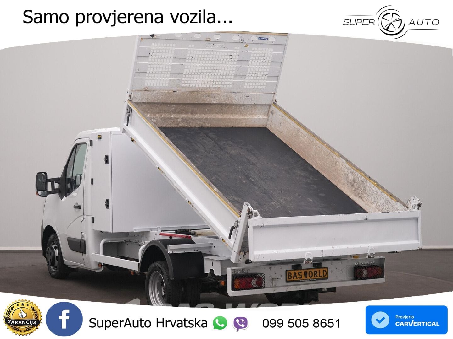 Renault Master 145PK Kipper 3,5t Trekhaak Dubbellucht me 145 KS