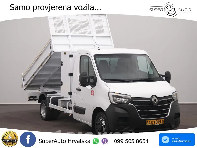 Renault Master 145PK Kipper 3,5t Trekhaak Dubbellucht me 145 KS