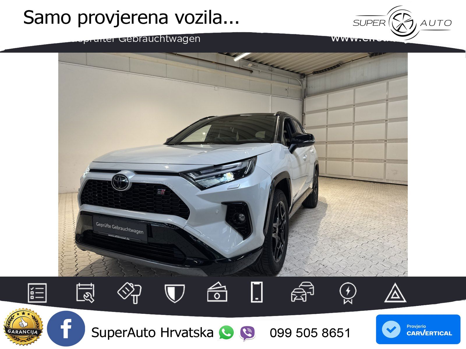 Toyota RAV4 2.5 (222 KS) Hybrid AWD-i eCVT GR Sport LED+GR SJED+ACC