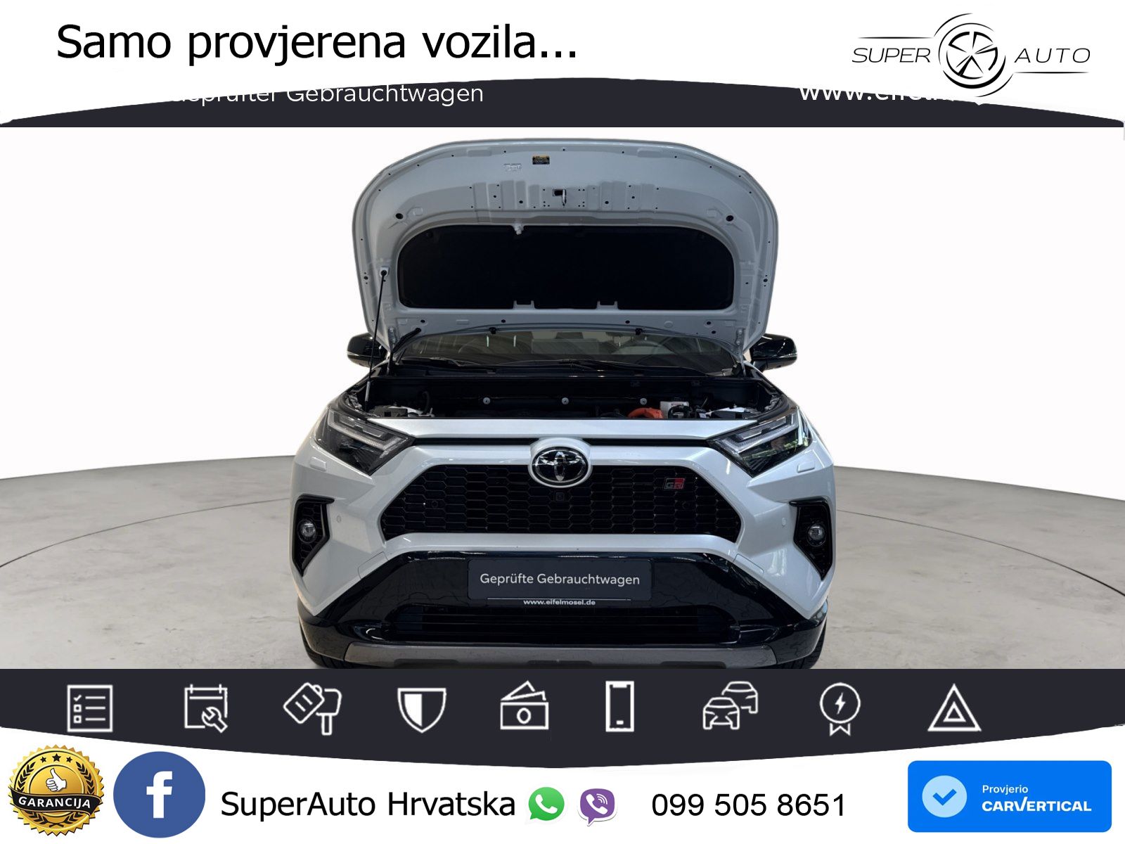 Toyota RAV4 2.5 (222 KS) Hybrid AWD-i eCVT GR Sport LED+GR SJED+ACC