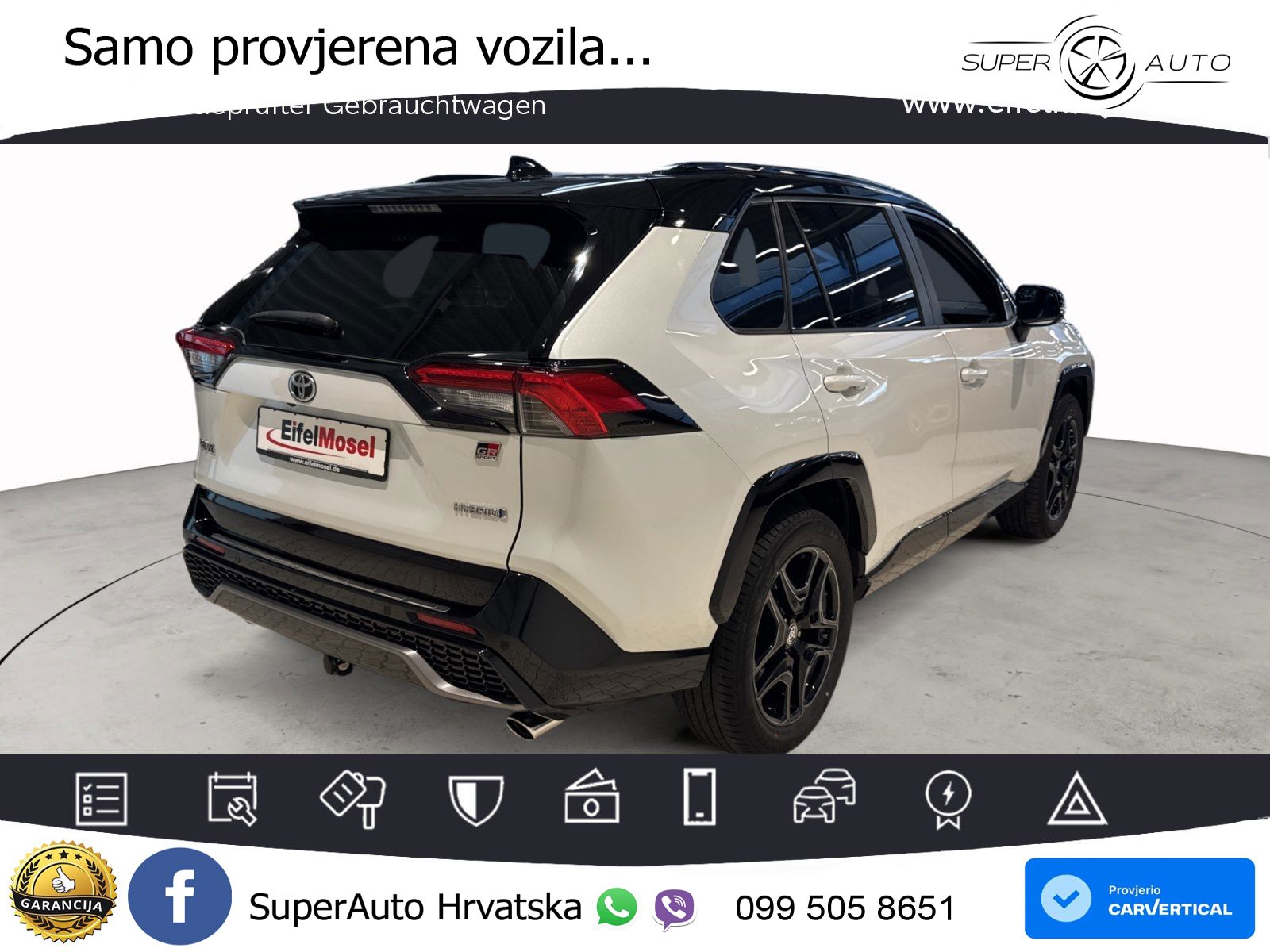 Toyota RAV4 2.5 (222 KS) Hybrid AWD-i eCVT GR Sport LED+GR SJED+ACC