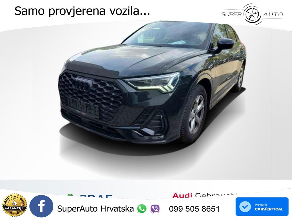 Audi Q3 Sportback 35 TFSI (150 KS) S tronic 2x S line LED+GR SJED+ACC