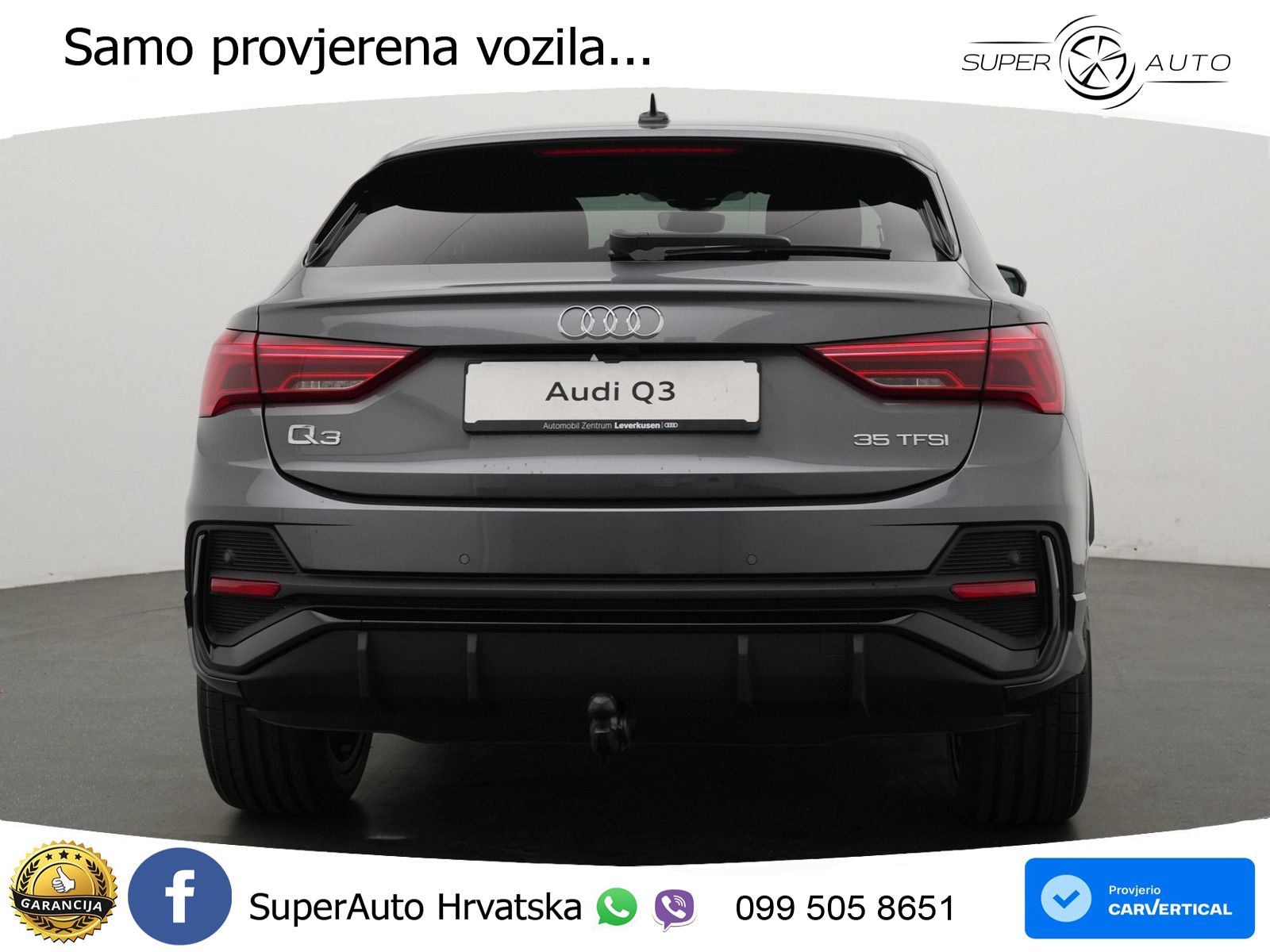 Audi Q3 III Sportback 1.5 TFSI (150 KS) S tronic S line LED+GR SJED+ACC